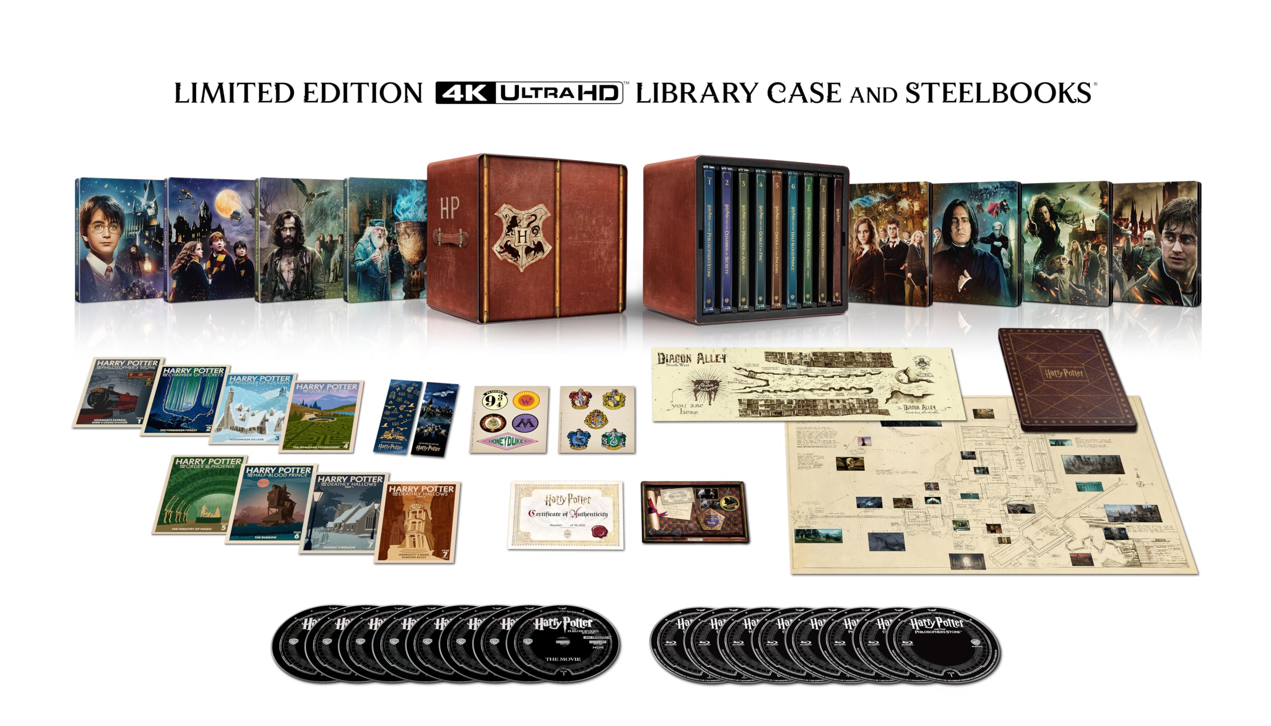 Harry Potter: The Complete Collection [4K UHD Blu-ray Steelbook]