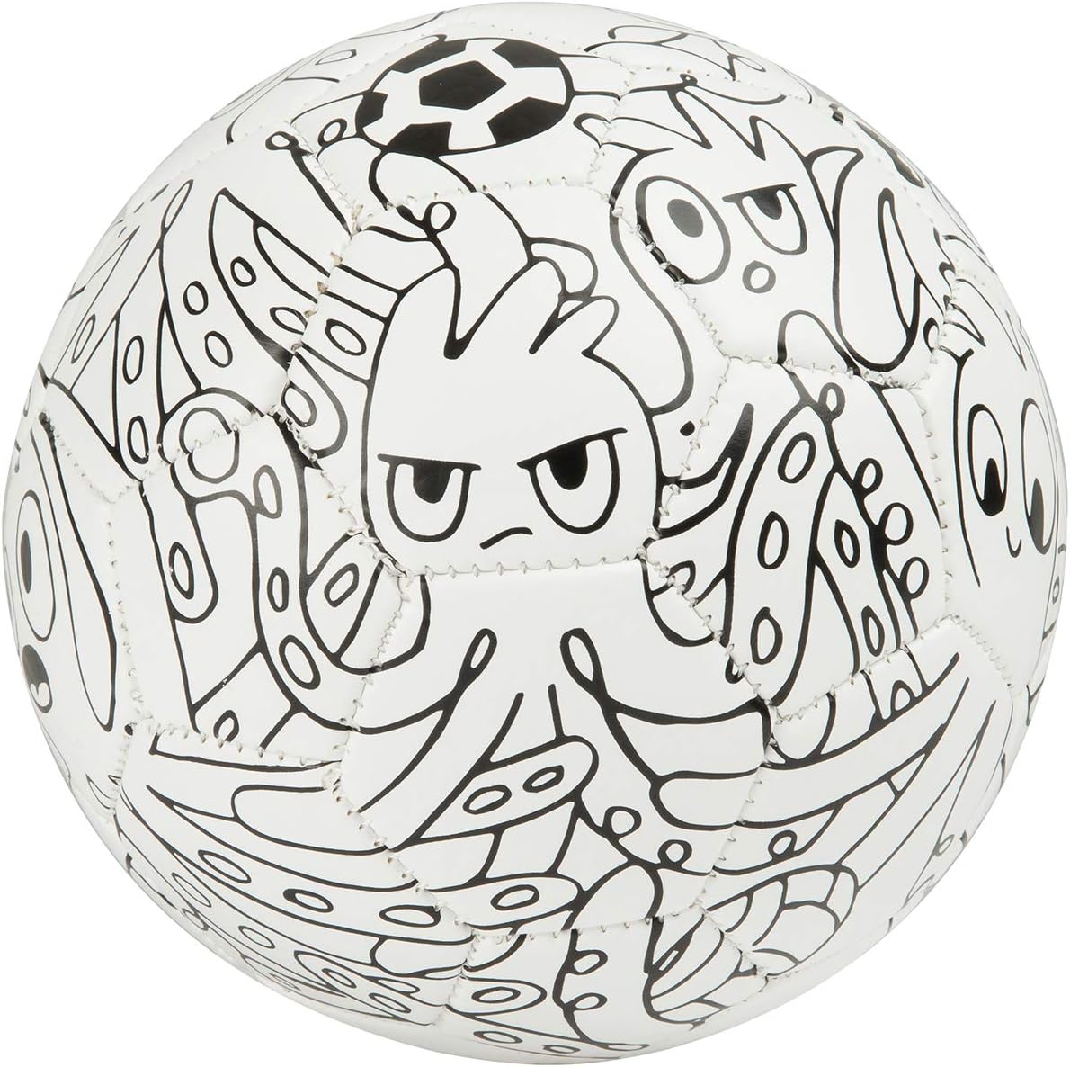 Mitre Scriball Ooodles Mini Football with Colouring Pens - Personalisable Toy for Kids 6