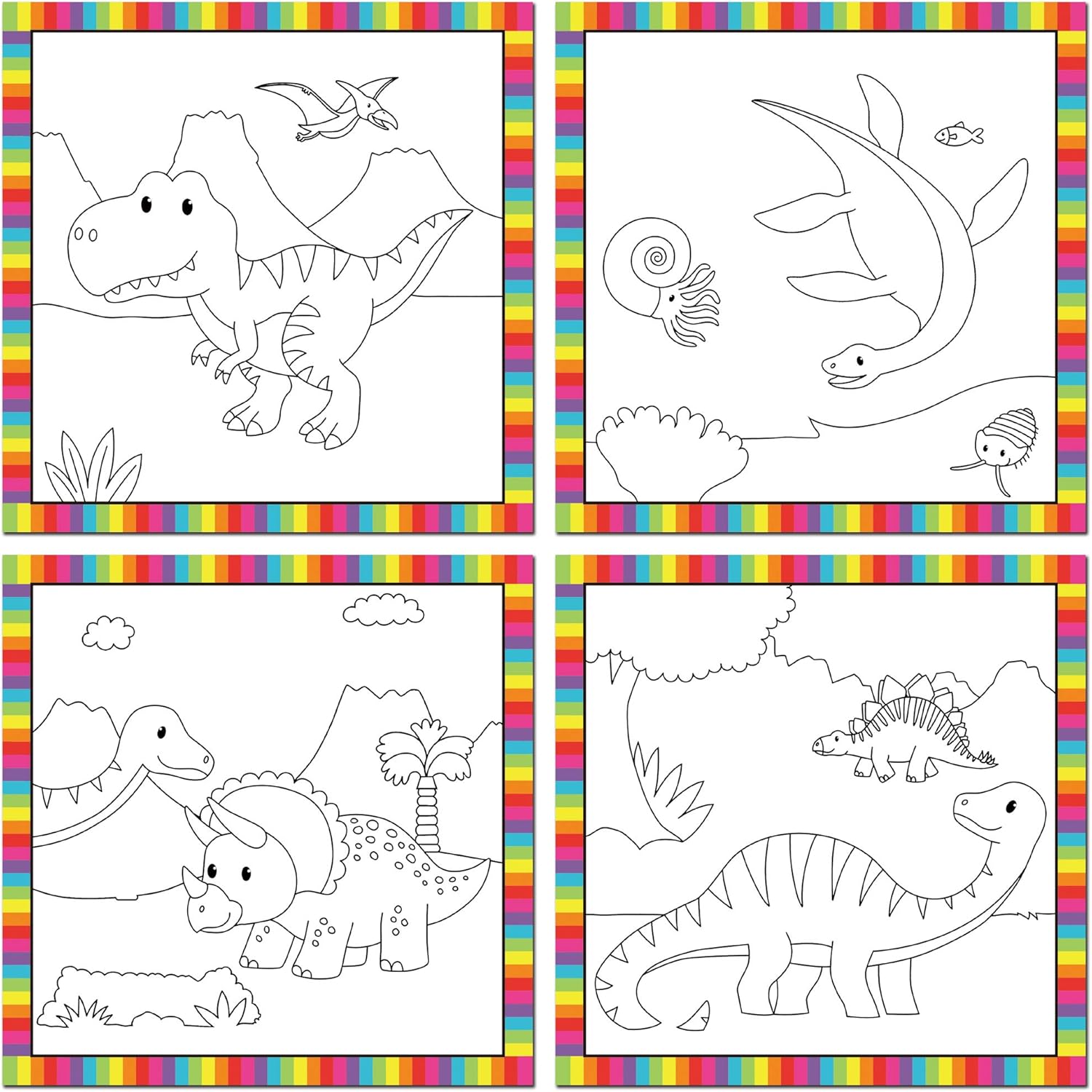 Galt First Water Magic - Baby Dinosaurs Reusable Water Colouring Book for Toddlers 4
