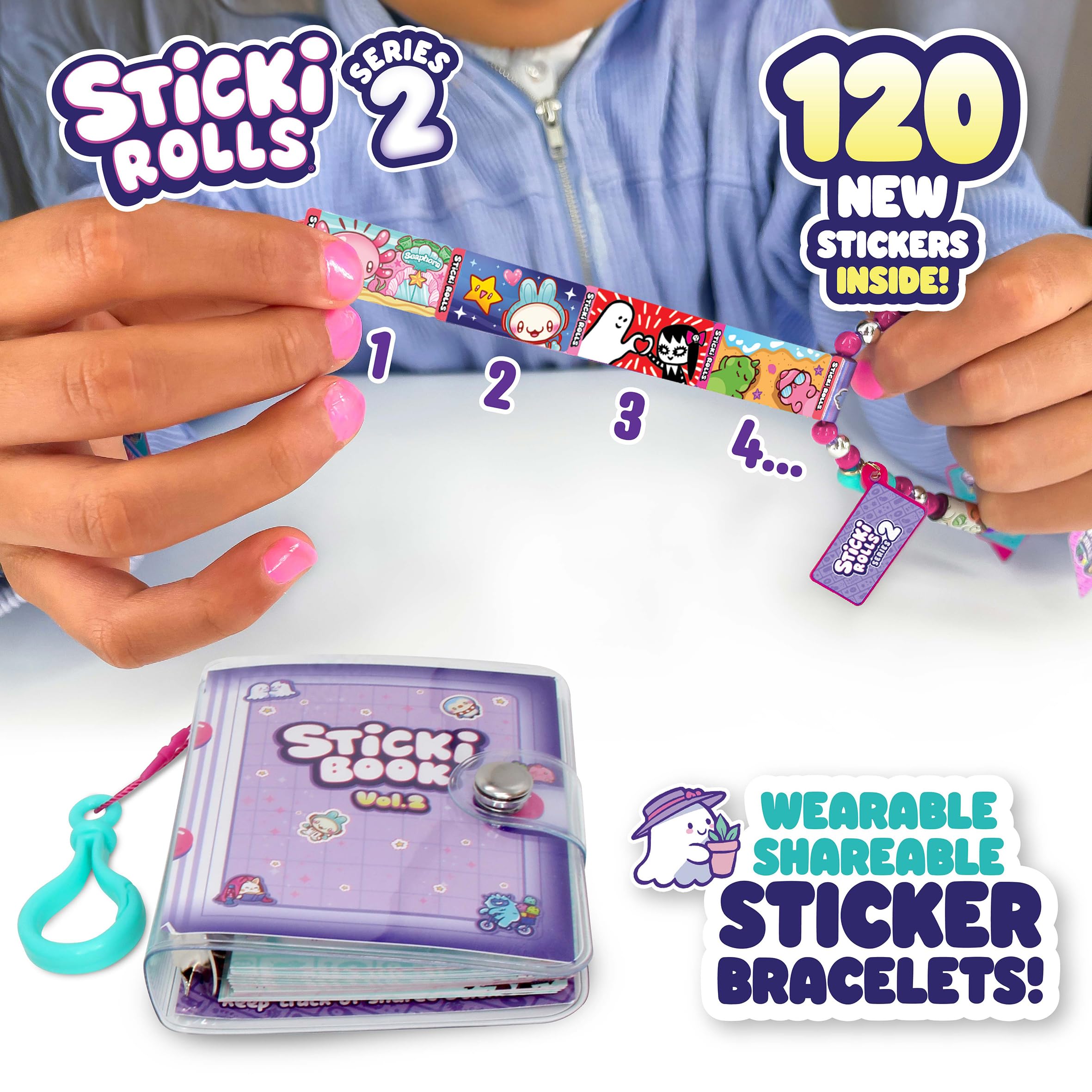 Sky Castle Sticki Rolls Series 2 - Wearable & Shareable Holographic Sticker Book