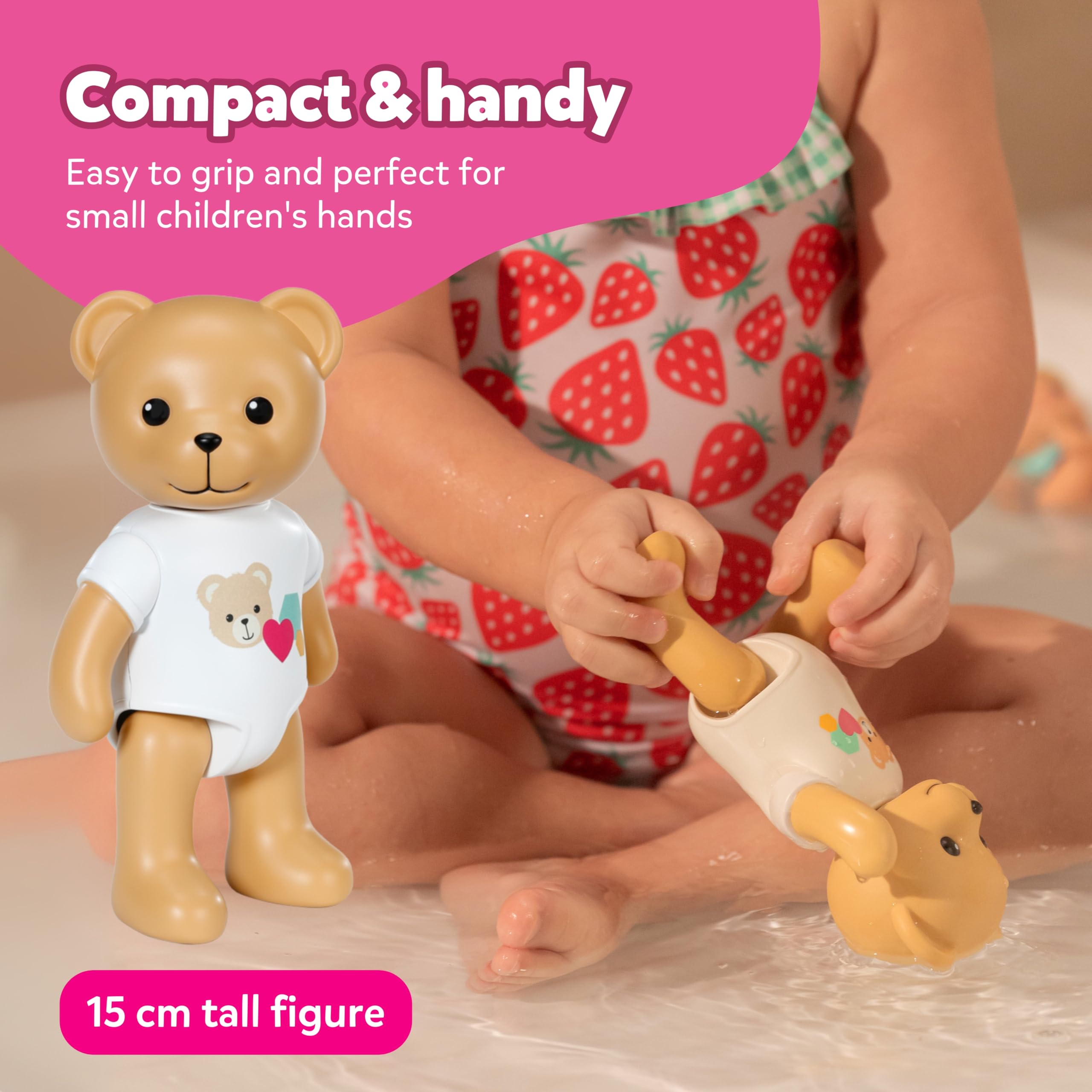 BABY born Splish Splash Teddy - Interactive Wind-up Swimming Bath Toy | Ages 1+ | 20 cm 4
