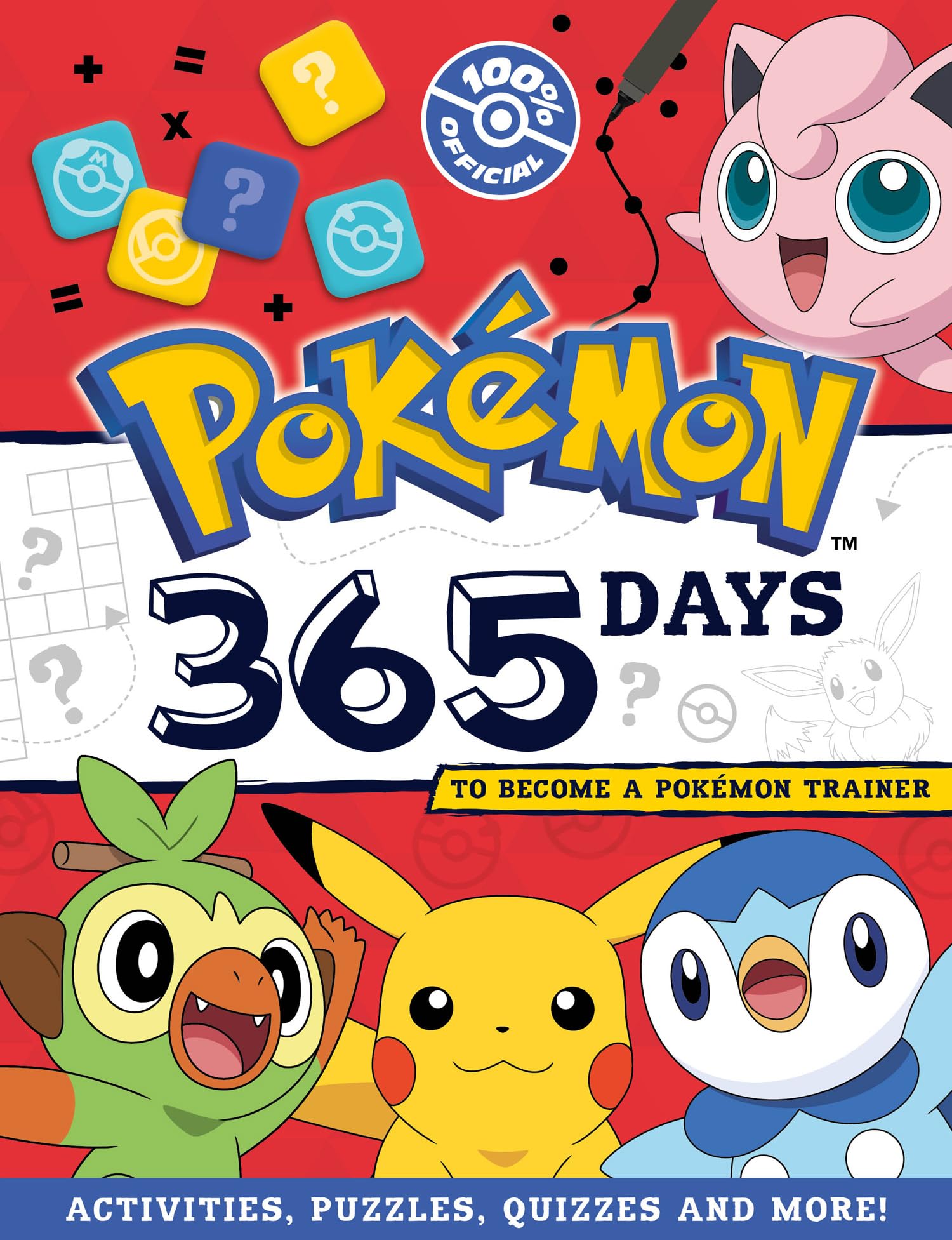 Pokémon: 365 Days to Become a Pokémon Trainer Activity Book | Paperback | 176 Pages