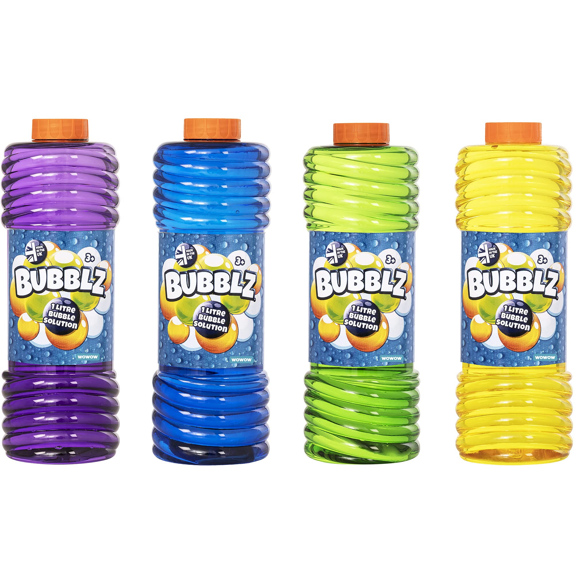 Bubblz 1 Litre Bubble Solution Refill - Universal for Bubble Machines & Guns, Ages 3+ 7