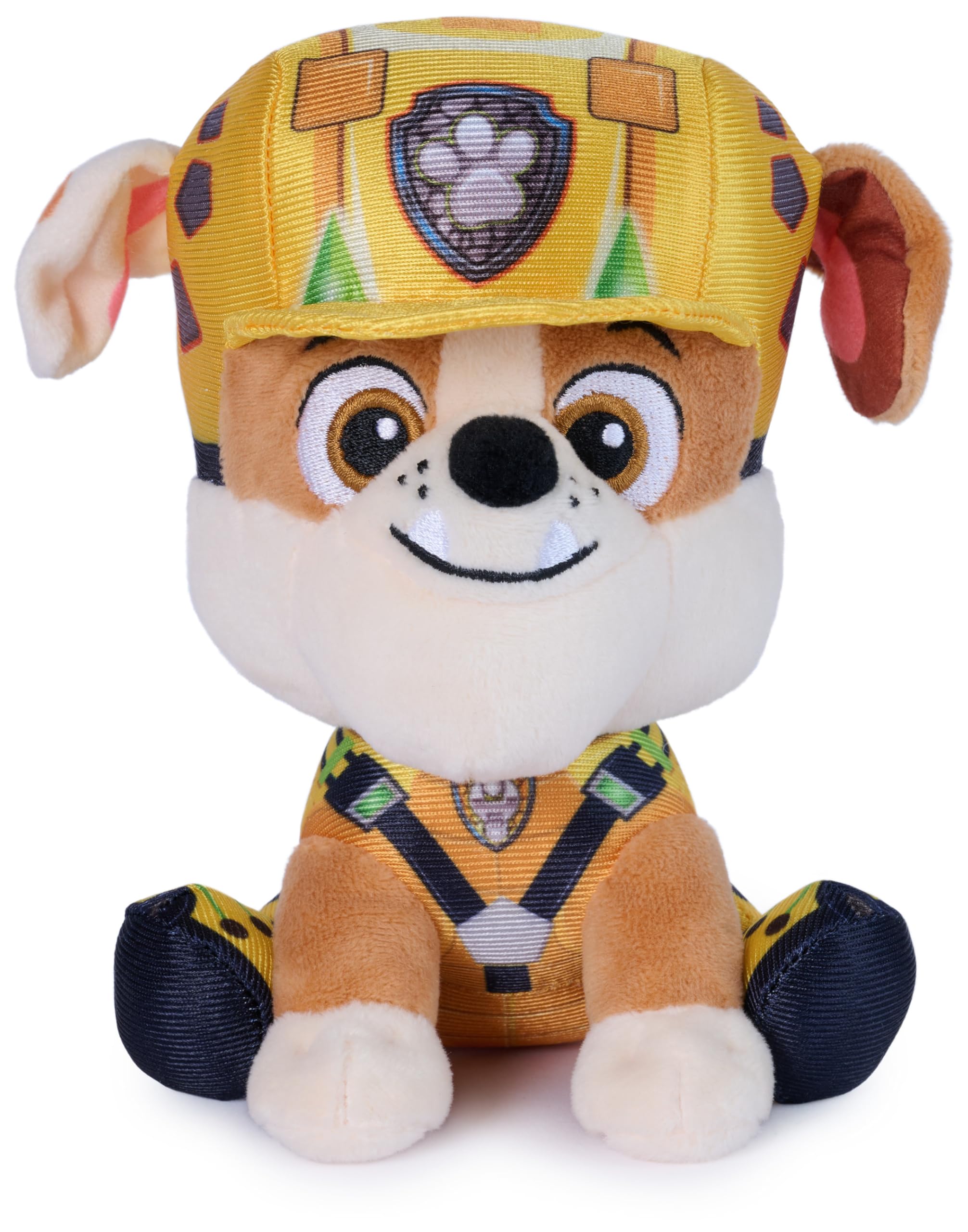 Paw Patrol Rubble Action Figure - Multicolor Plastic Toy | Ages 12-84 Months