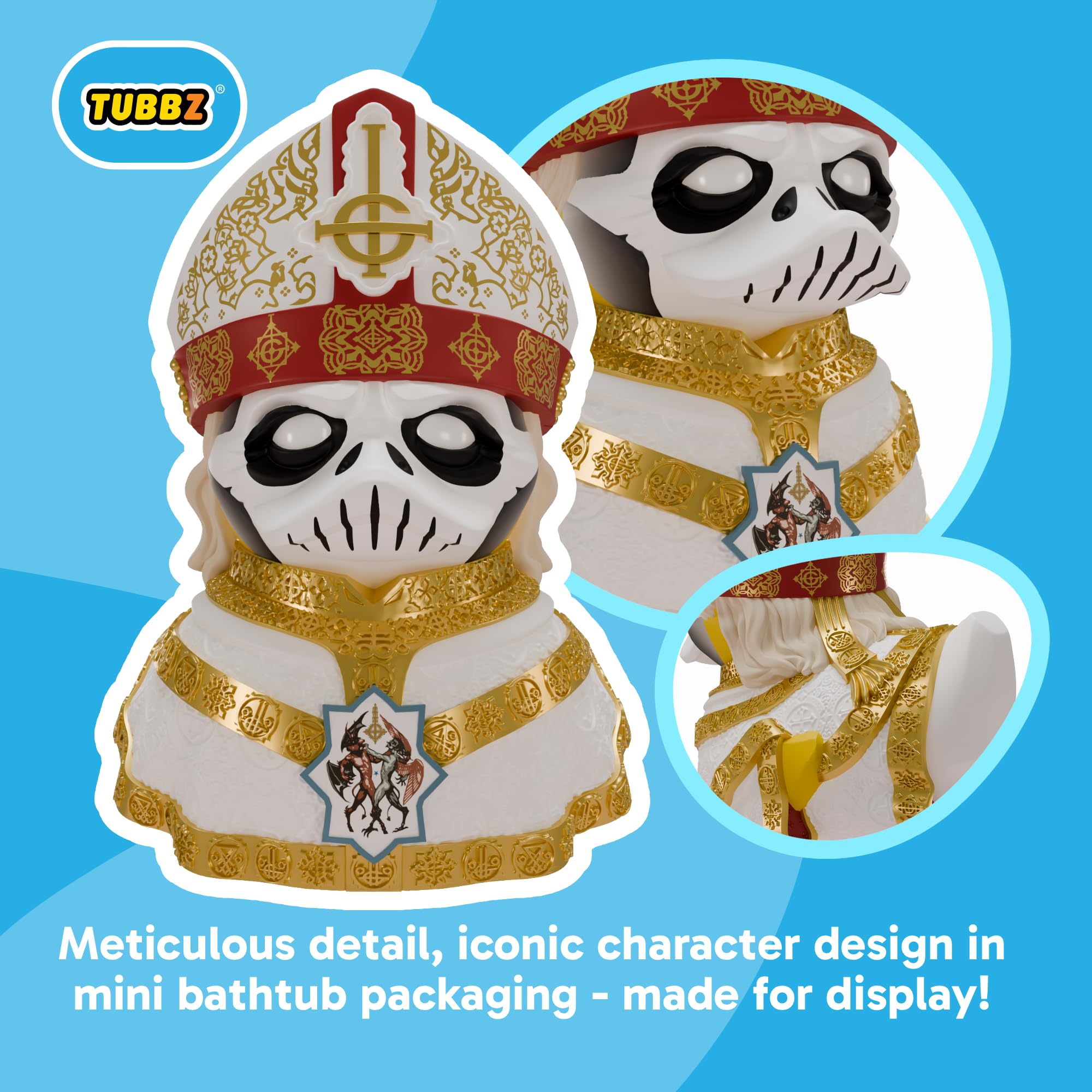 TUBBZ Mini Ghost - Papa Nihil Cosplaying Rubber Duck Vinyl Figure | Approx 5cm Tall