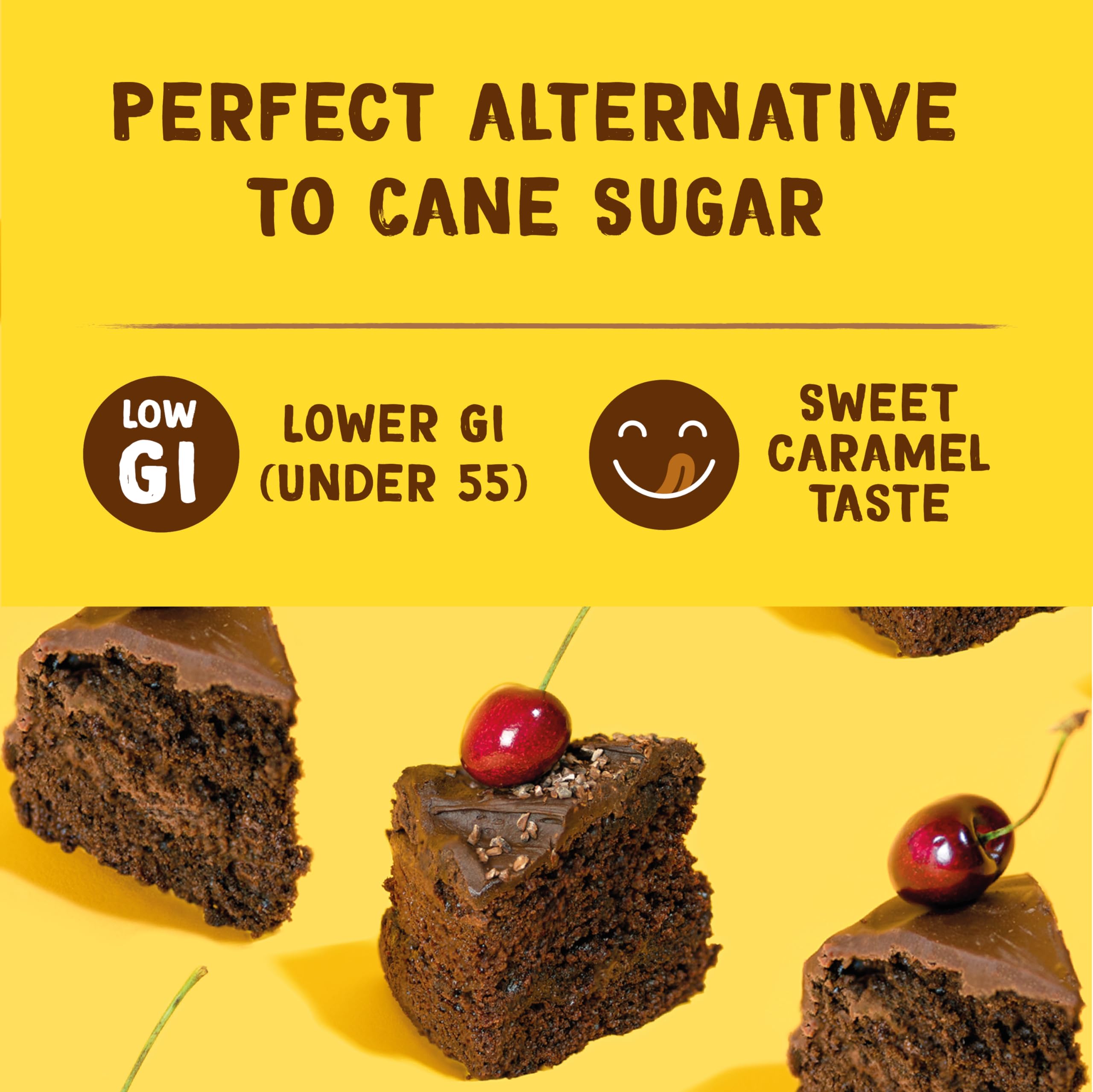 Coconut Merchant Organic Coconut Sugar 1kg - Low GI Unrefined Brown Sugar Alternative 6