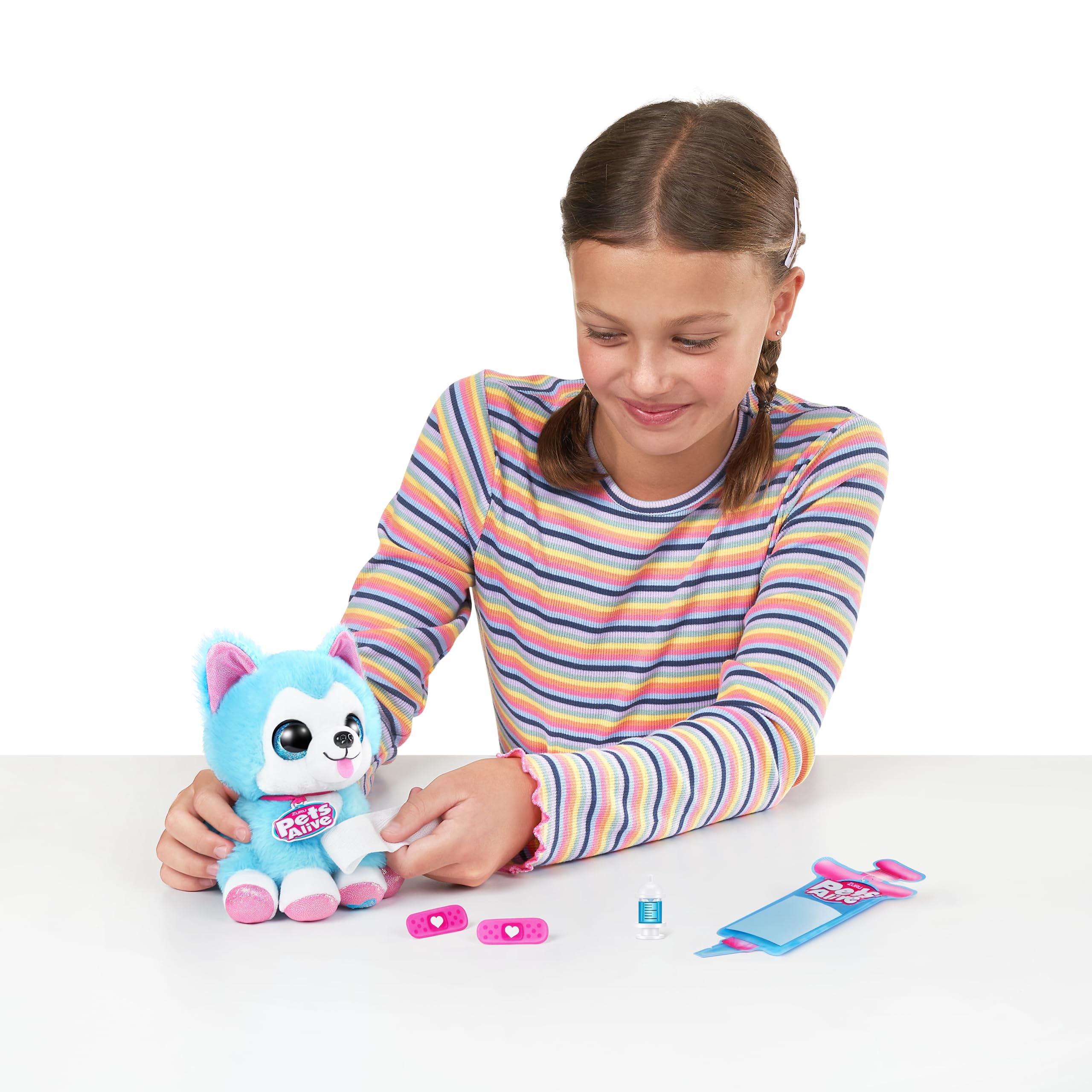 Pets Alive Puppy Rescue Surprise Series 3 - Yorkshire Plush Interactive Toy with Speak & Repeat 13