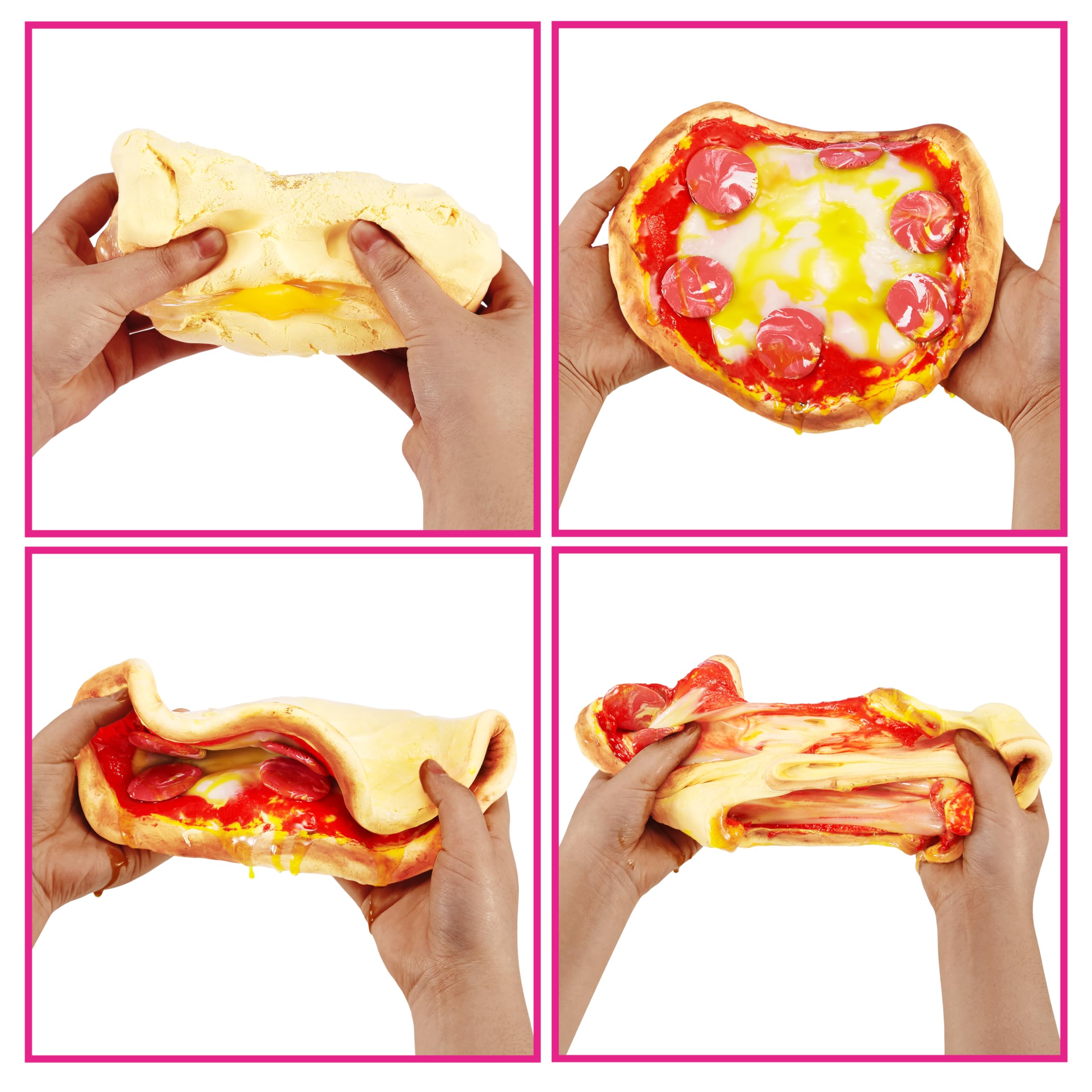 Slime Mart Small Basket by ZURU - Pizza Slime Compound Arts & Crafts Toy for Kids 6+ 3