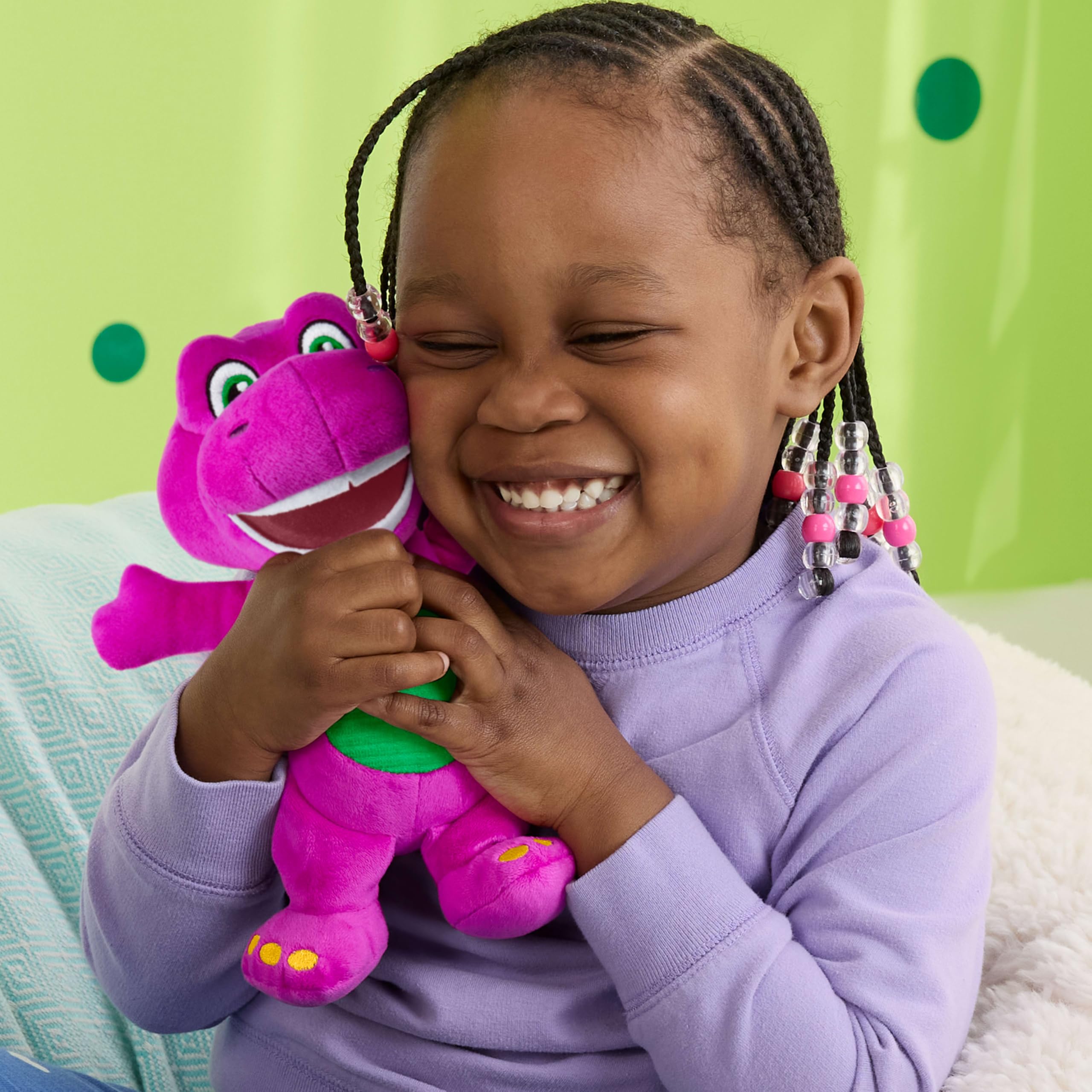 Fisher-Price Barney's World 6.5-Inch Plush Dinosaur Toy for Toddlers 4
