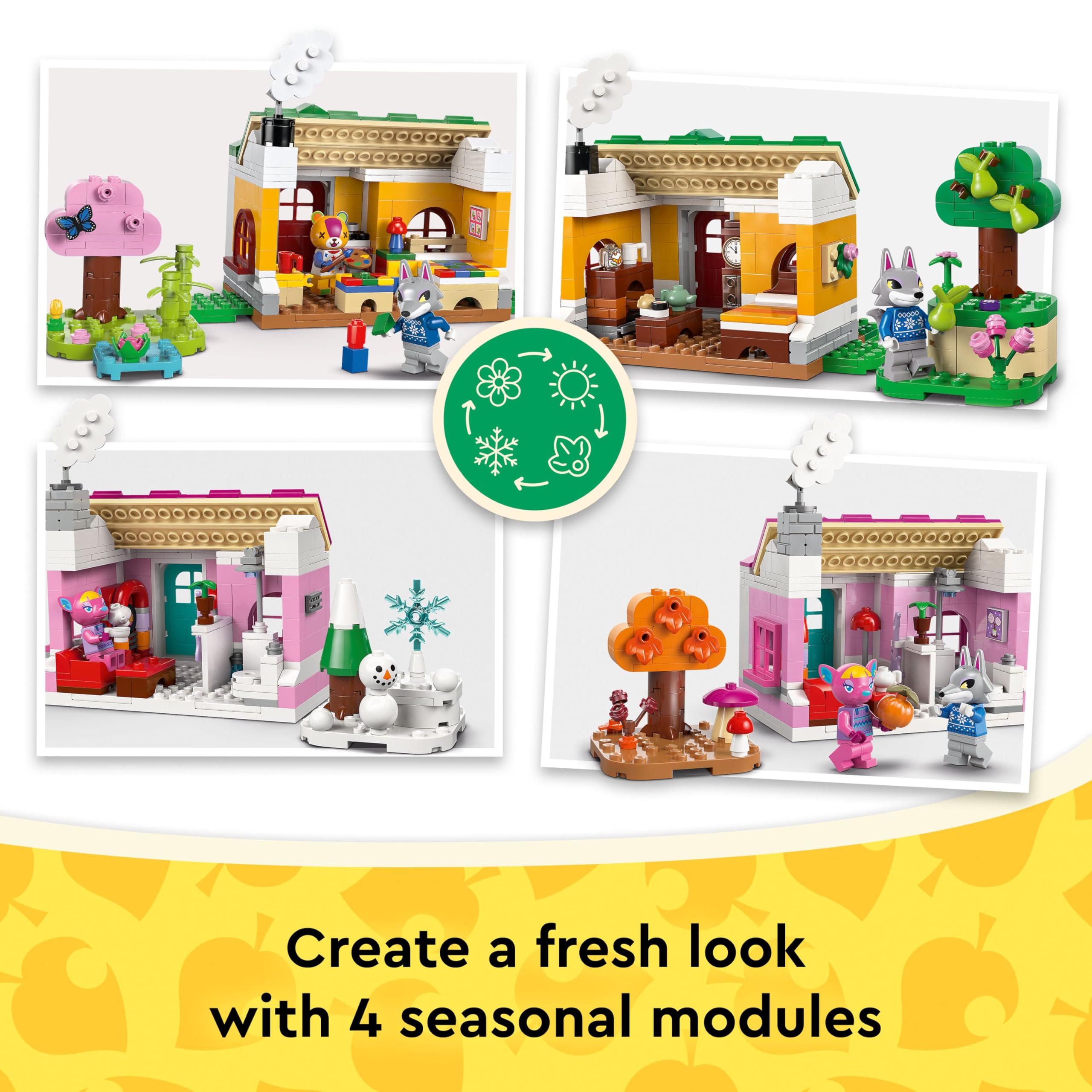LEGO Animal Crossing Creative Houses: Seasons of Fun (77057) - Building Set 5
