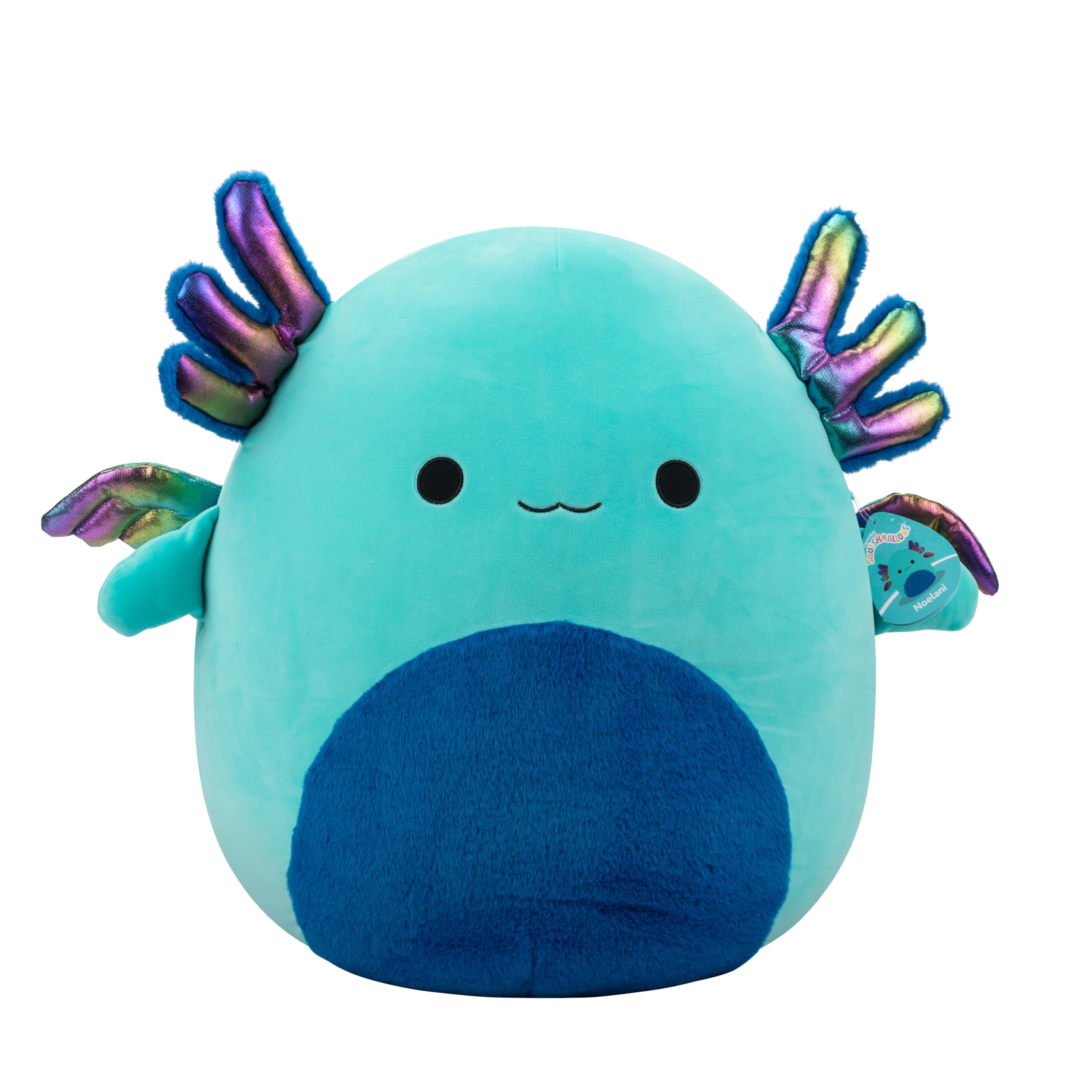 Squishmallows Noelani the Teal Axolotl Stuffed Animal - 20 Inch, Turquoise, Polyester