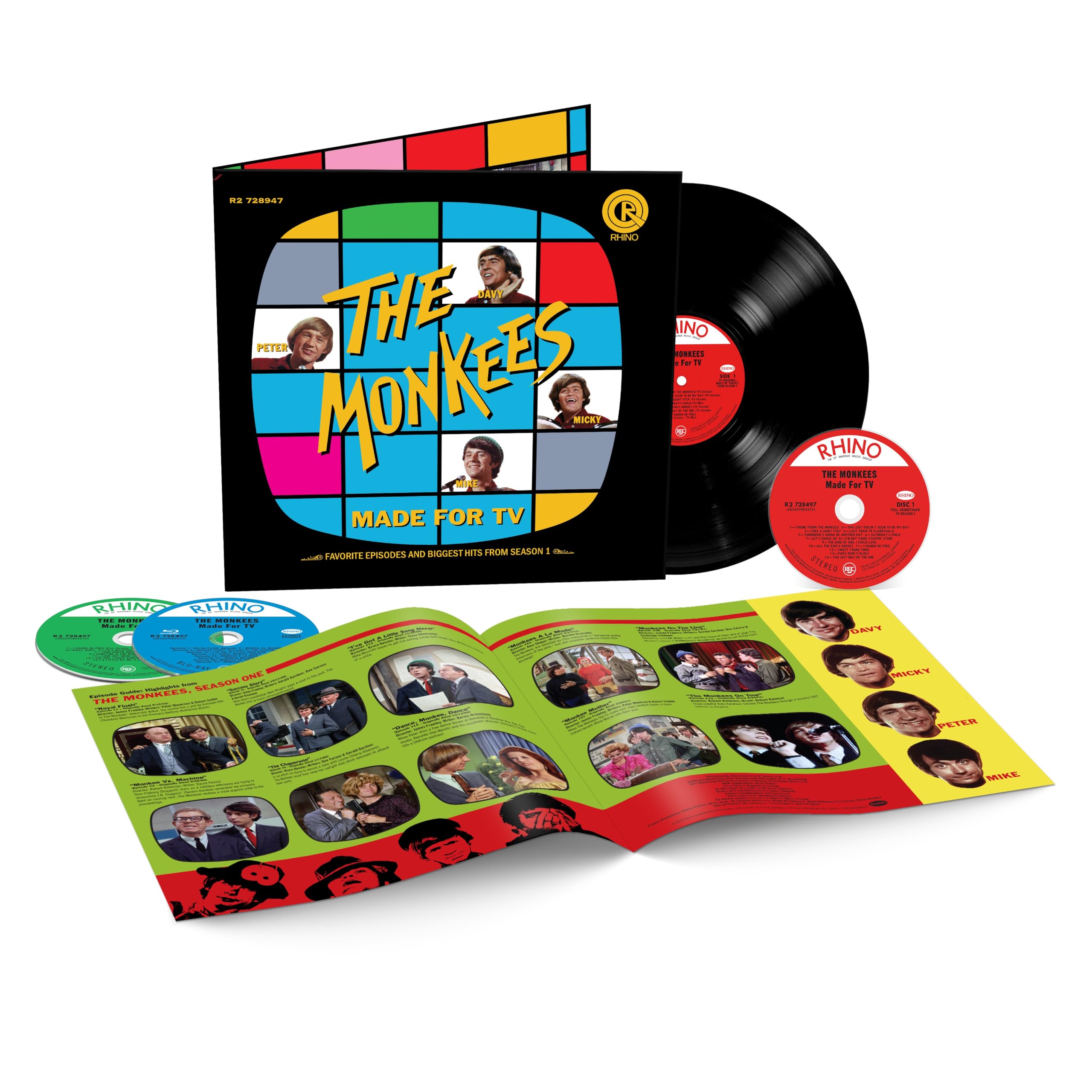The Monkees - Made For TV: Favorite Episodes And Biggest Hits From Season 1 [Box Set] 1