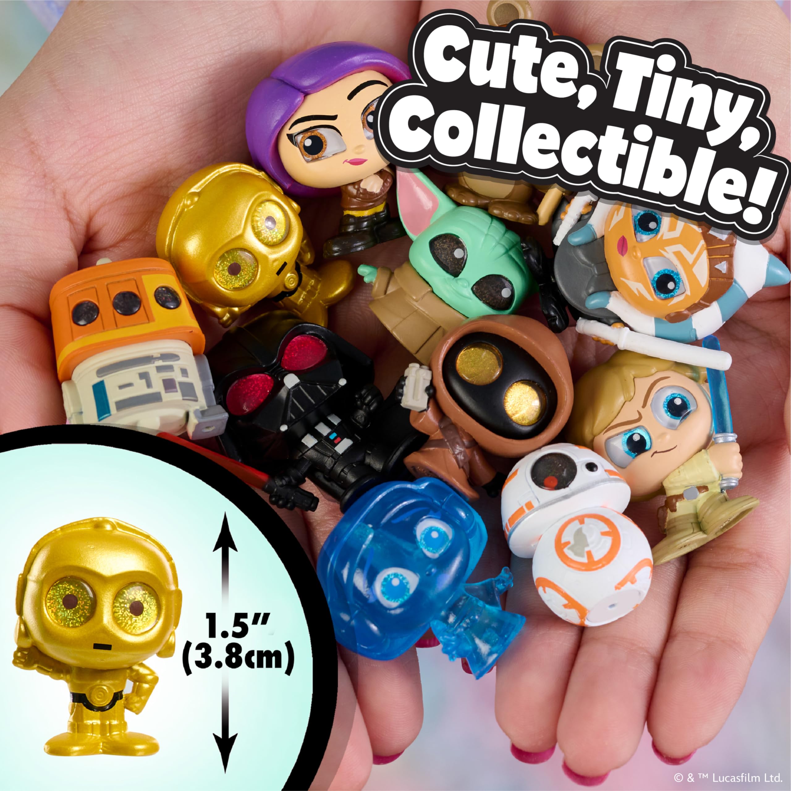Just Play STAR WARS™ Doorables Collectible Figures Blind Bag - 4 Mini Figures with Death Star Display Capsule, Ages 5+
