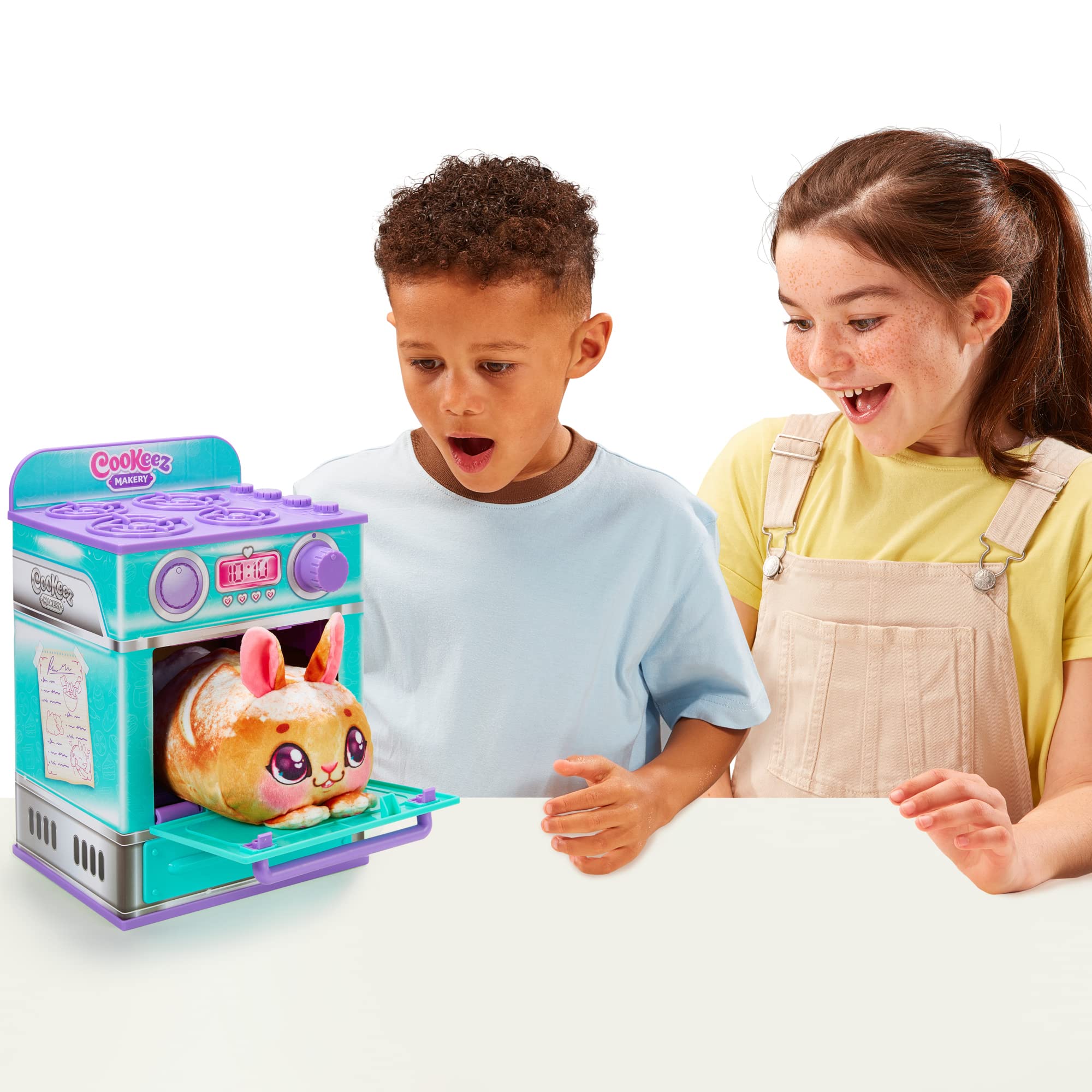 Cookeez Makery Oven Playset - Interactive Baked Treatz Plush Toy for Ages 5+ 5