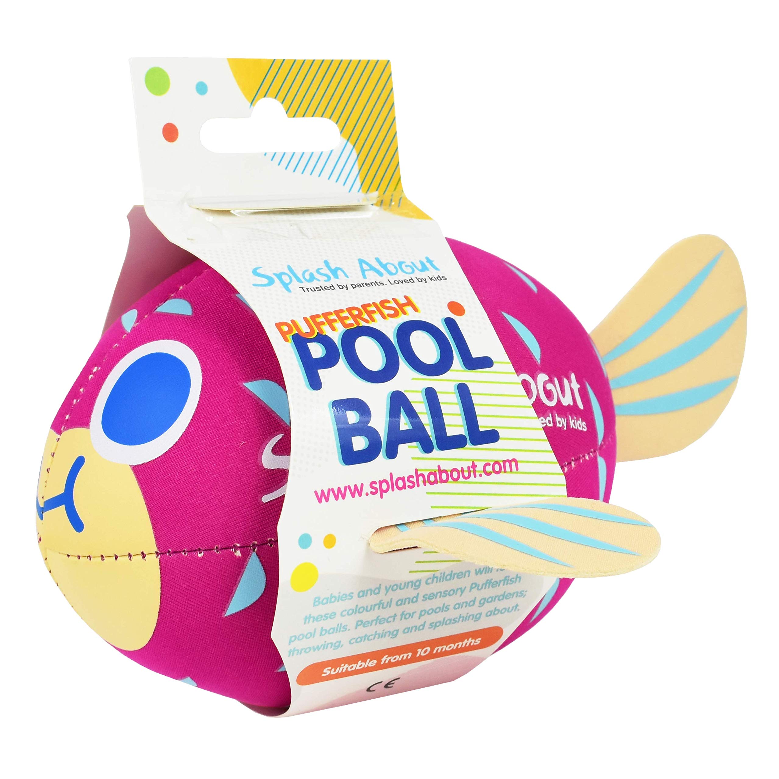 Splash About Neoprene Pufferfish Water Toy - Pool & Bath Play for Babies