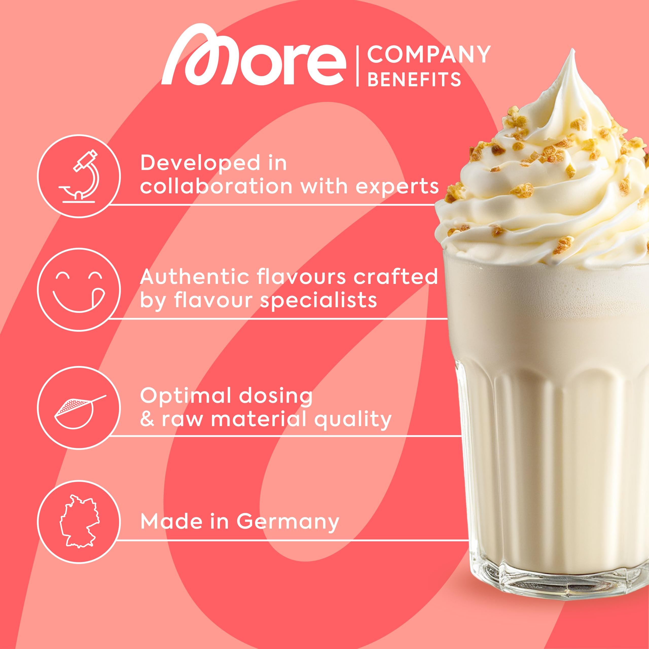 MORE Nutrition Chunky Flavour Vanilla Perfection 150g 6