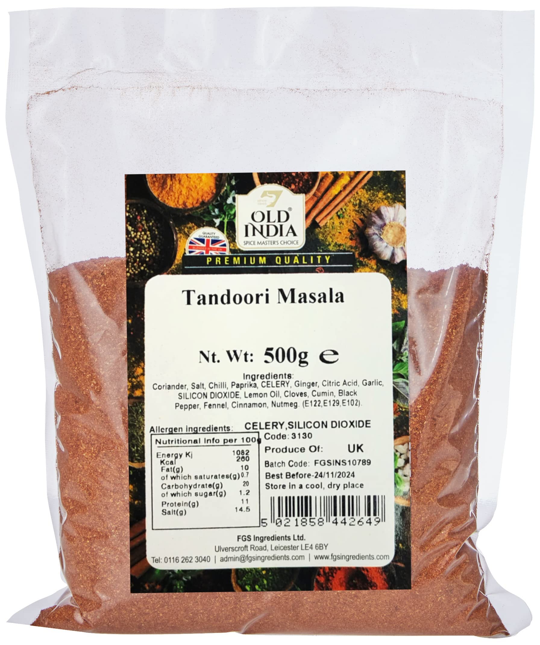 Old India Tandoori Masala 500g