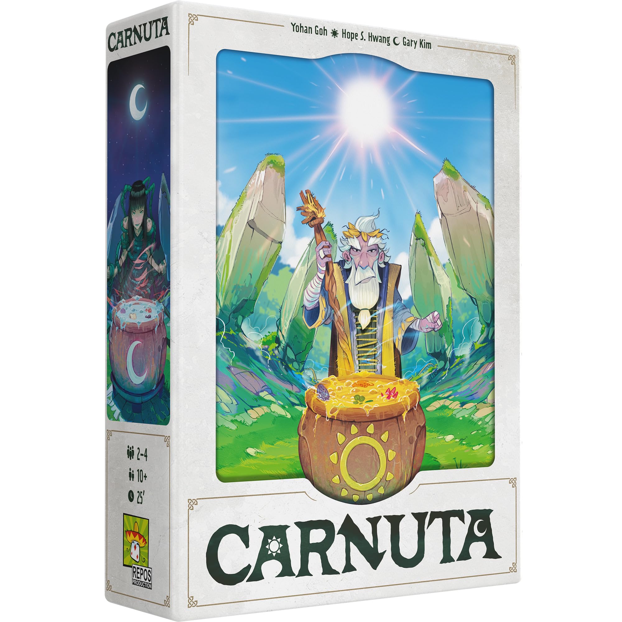 Asmodee Carnuta Card Game | Ages 10+ | 2-4 Players | 25 Minutes
