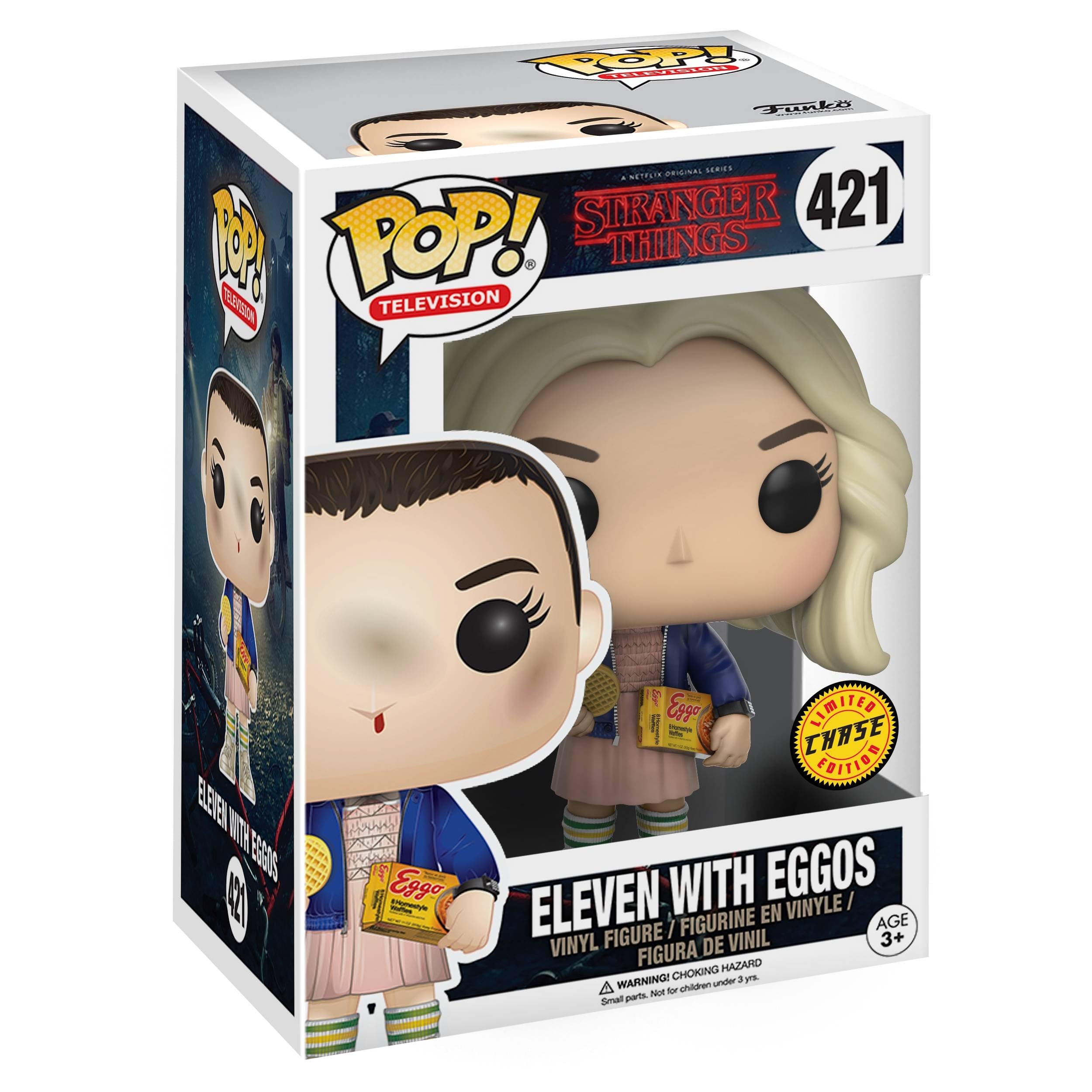 Funko Pop! Television: Stranger Things - Eleven with Eggos Vinyl Figure (Chase Variant) 7