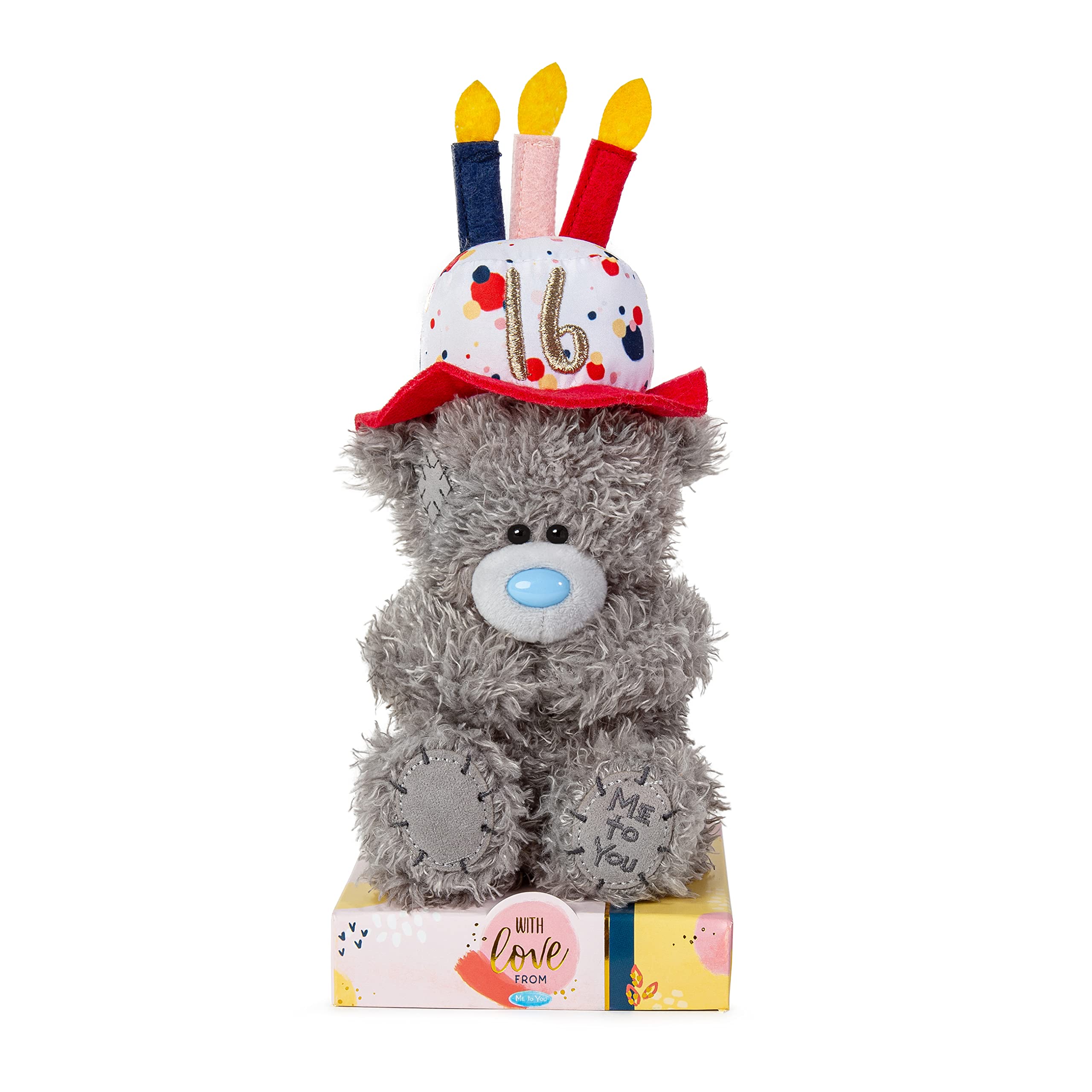 Me To You Bear - 16th Birthday Tatty Teddy Plush Toy | Gray | 15cm Tall