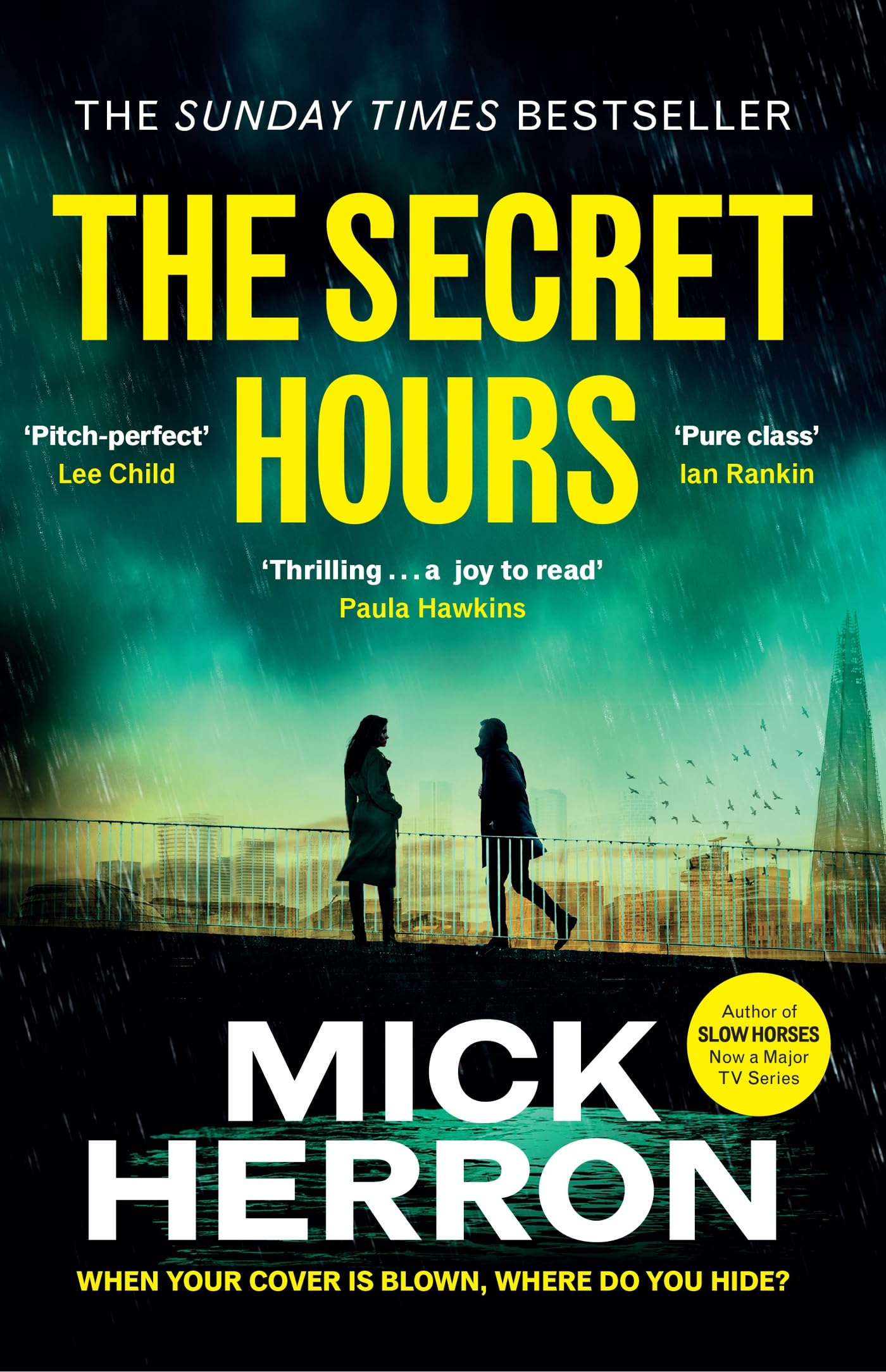 The Secret Hours by Mick Herron - Political Thriller Novel | Paperback