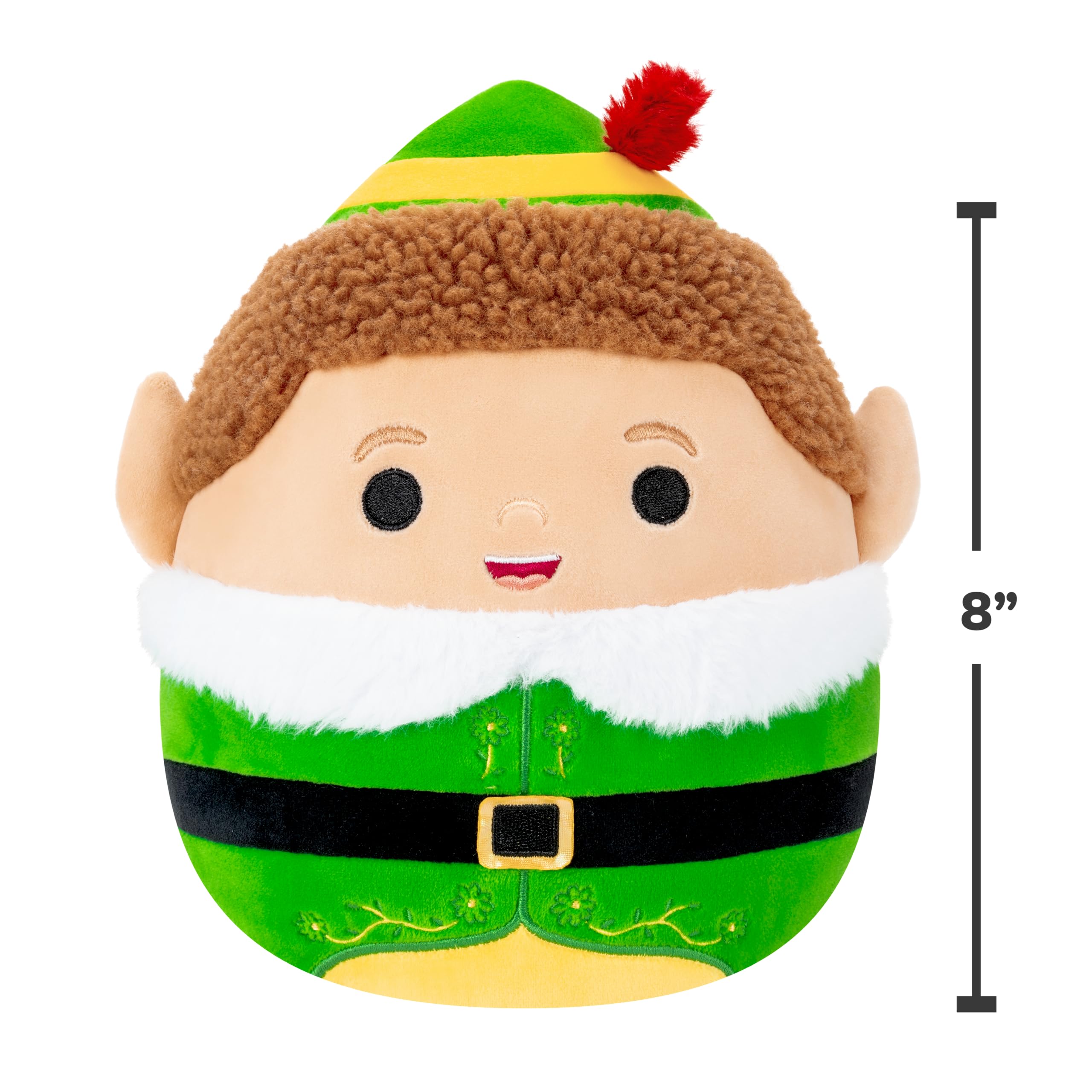 Squishmallows Buddy the Elf 8in Plush - Official Warner Bros. Licensed Toy 10