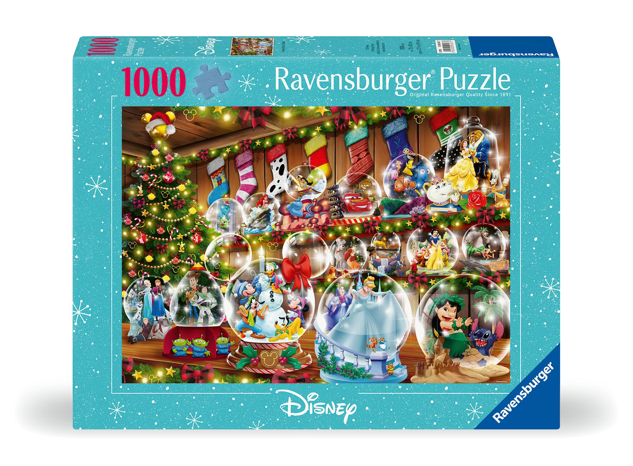 Ravensburger Disney Snowglobes 2024 Christmas Jigsaw Puzzle - 1000 Piece Holiday Puzzle for Adults and Families 4