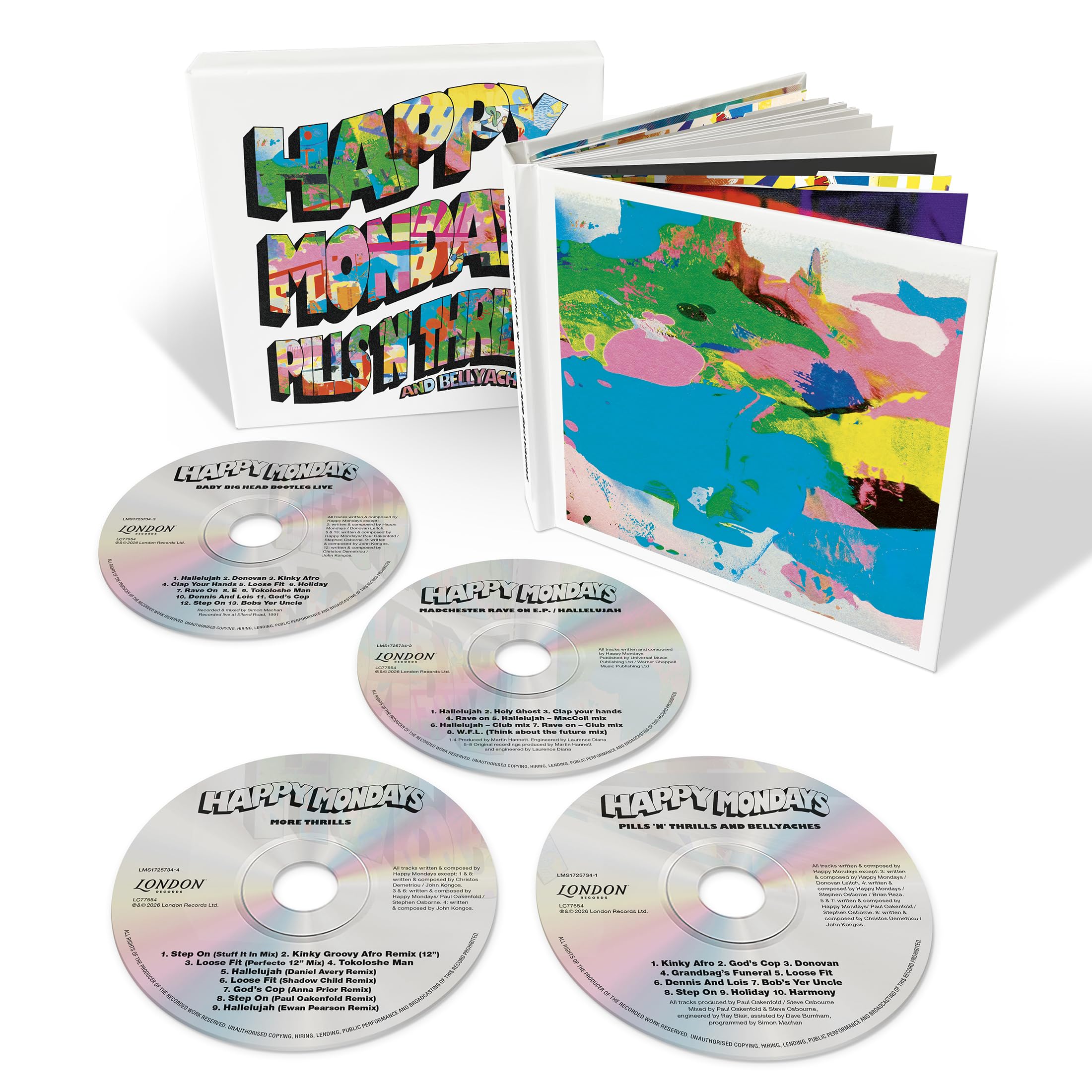 Happy Mondays - Pills 'n' Thrills and Bellyaches [4CD]