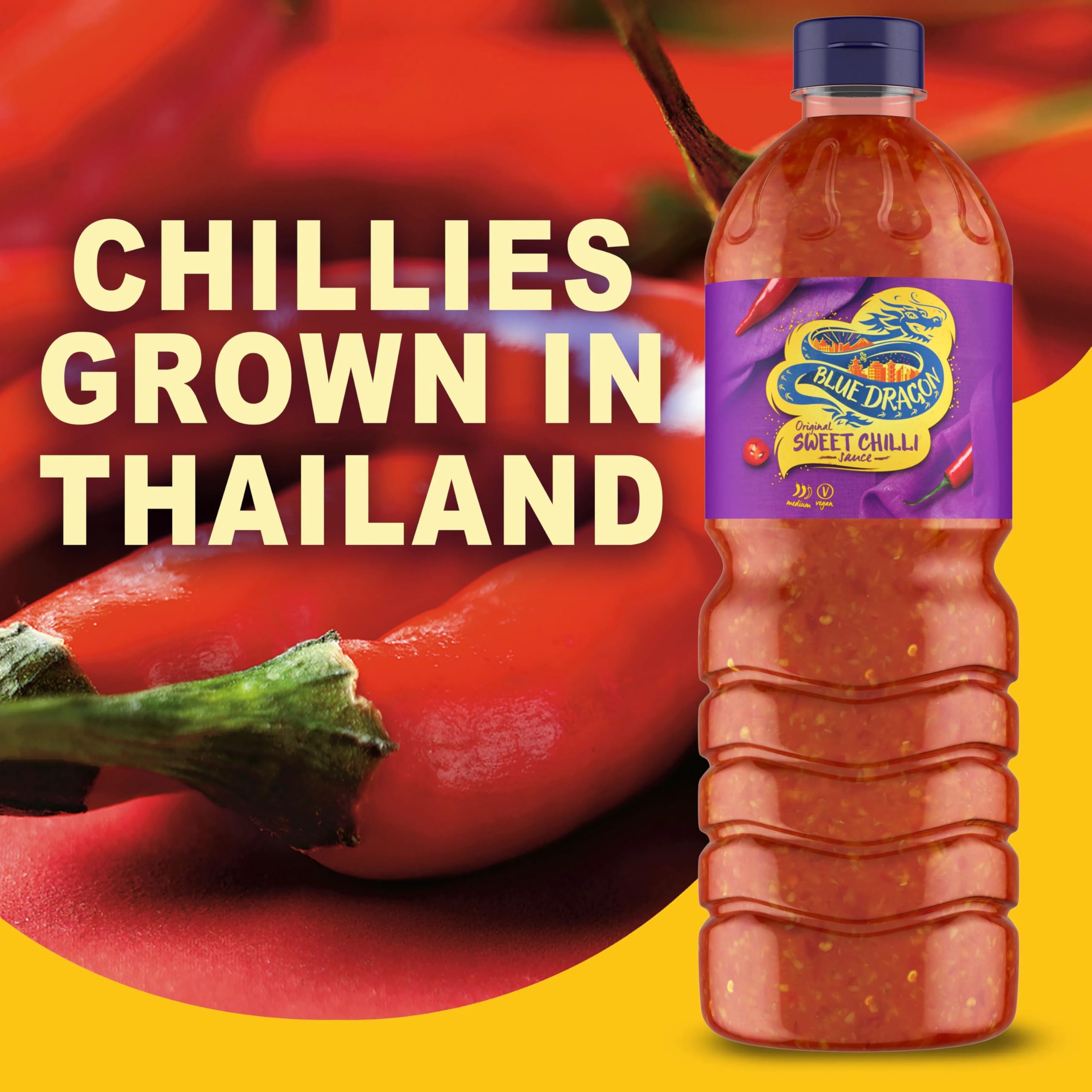 Blue Dragon Original Sweet Chilli Dipping Sauce - 1L Large Format Bottle 2