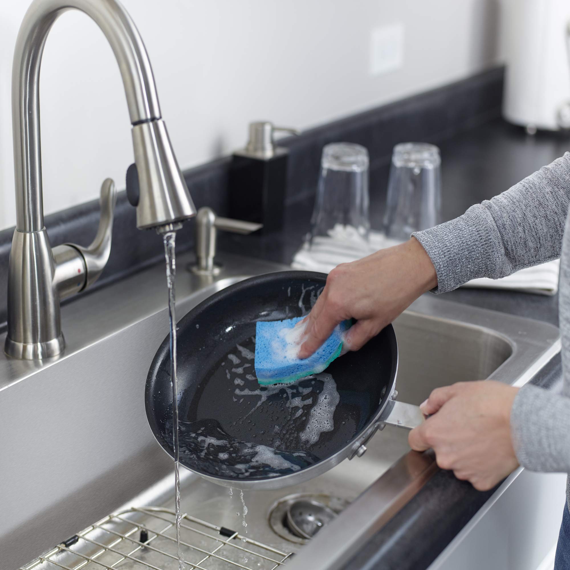 O-Cedar Scrunge Multi-Use Non-Scratch Scrub Sponge (Pack of 6)