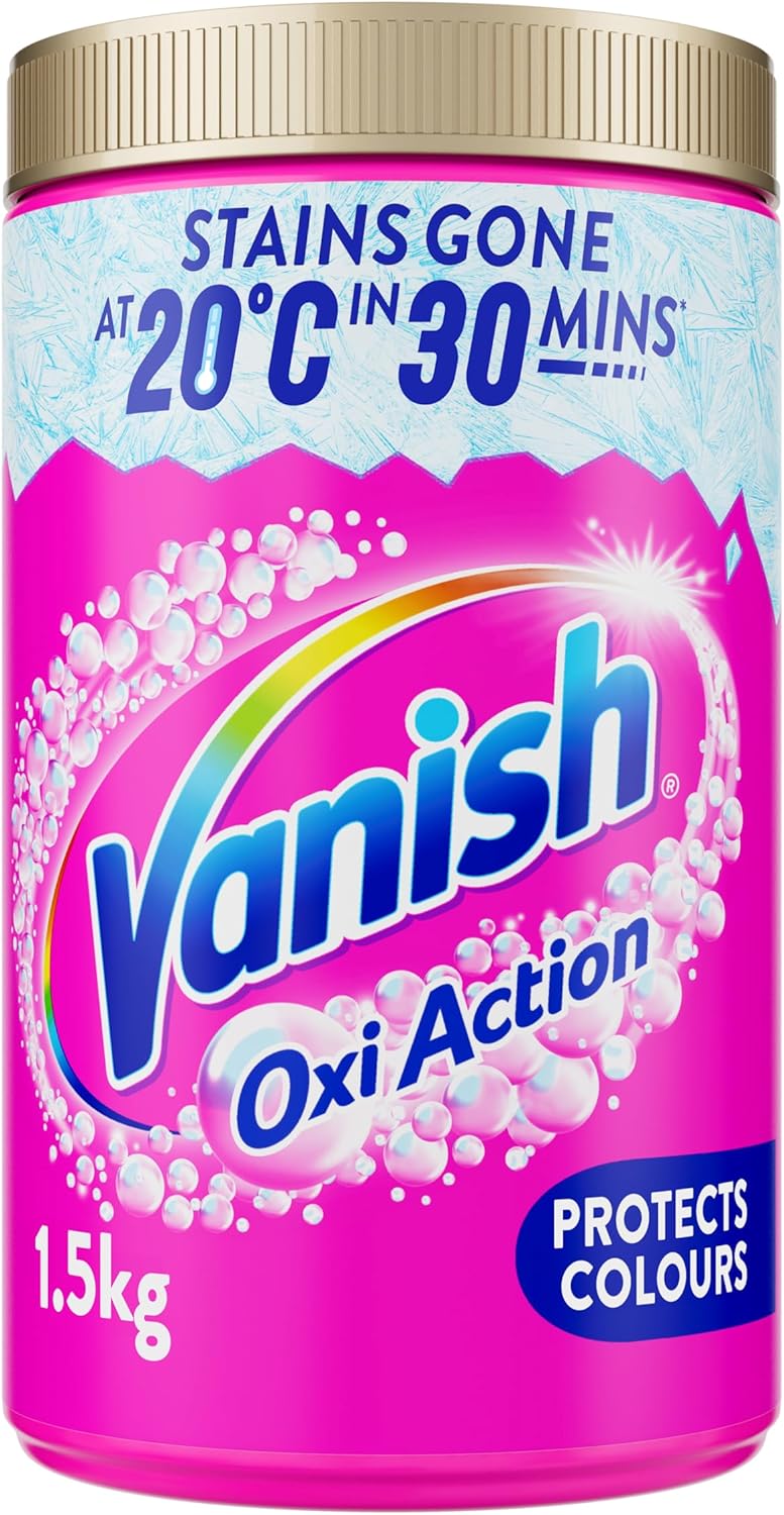 Vanish - Gold Oxi Action Stain Remover and Laundry Booster Powder for Colours 1.5kg