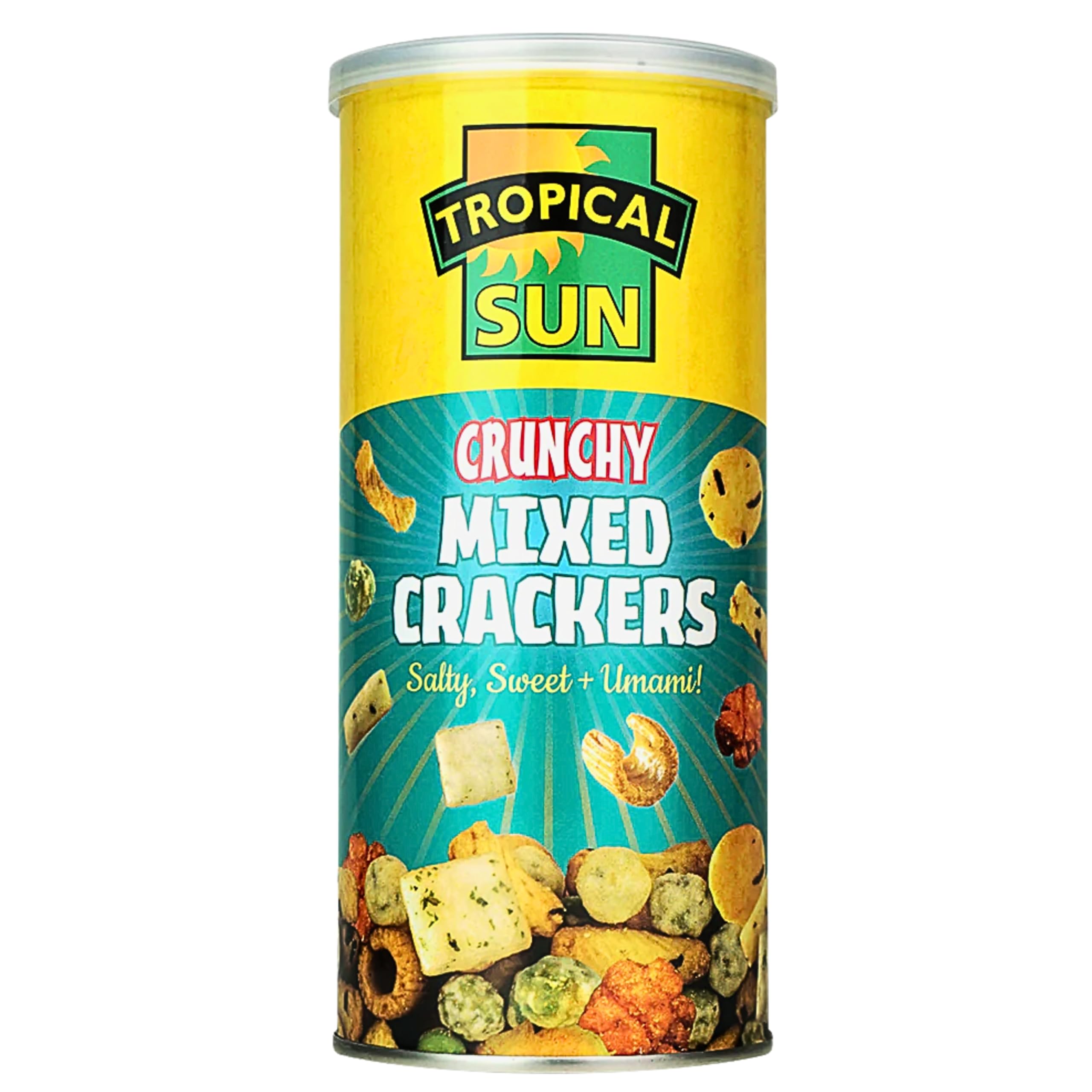 Tropical Sun Crunchy Mixed Crackers - Salty, Sweet & Umami Flavor | 150g Pack