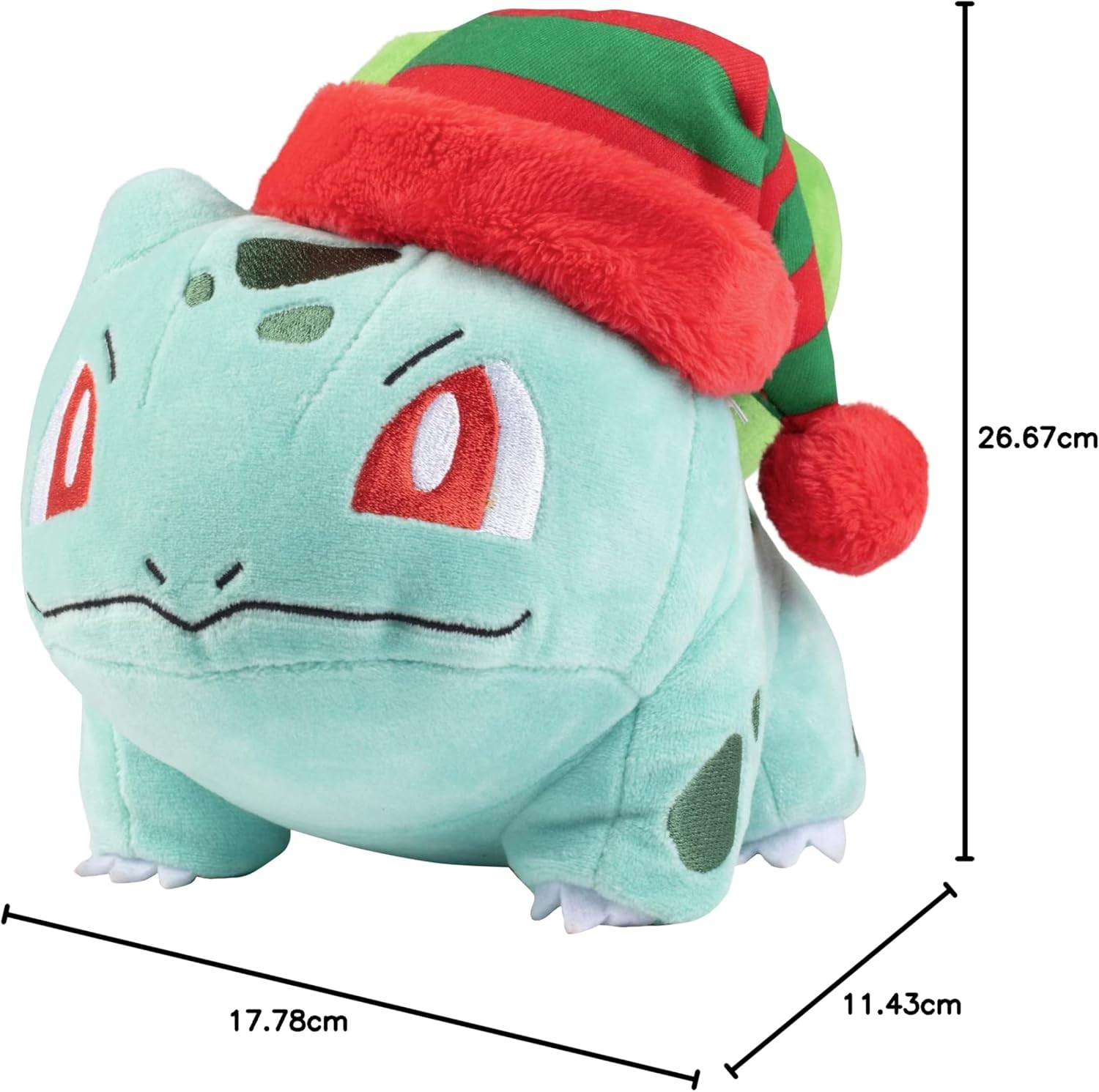 Pokémon Squirtle 8-Inch Plush with Ear Muffs - Soft Stuffed Animal Toy 5