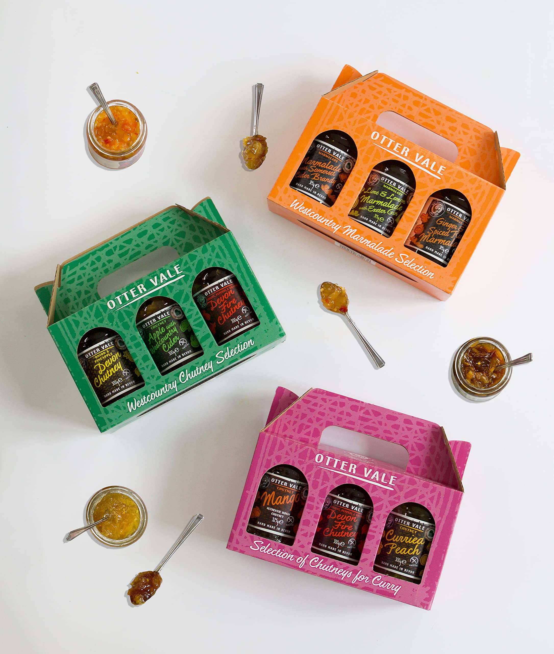 Otter Vale Westcountry Chutney Gift Pack - Three Award-Winning Chutneys 6