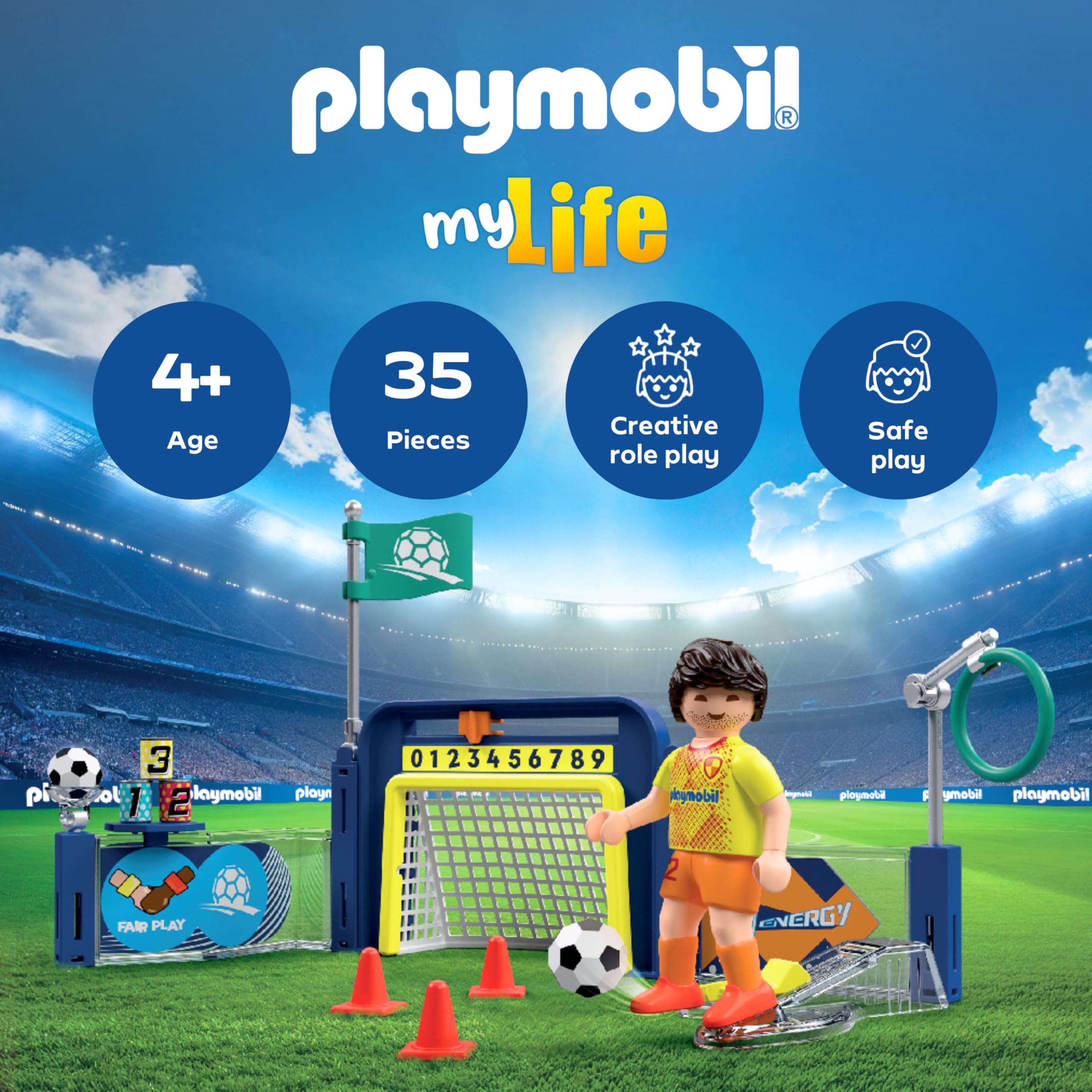 Playmobil | My Life | Soccer Training Station | Training Ground with Target