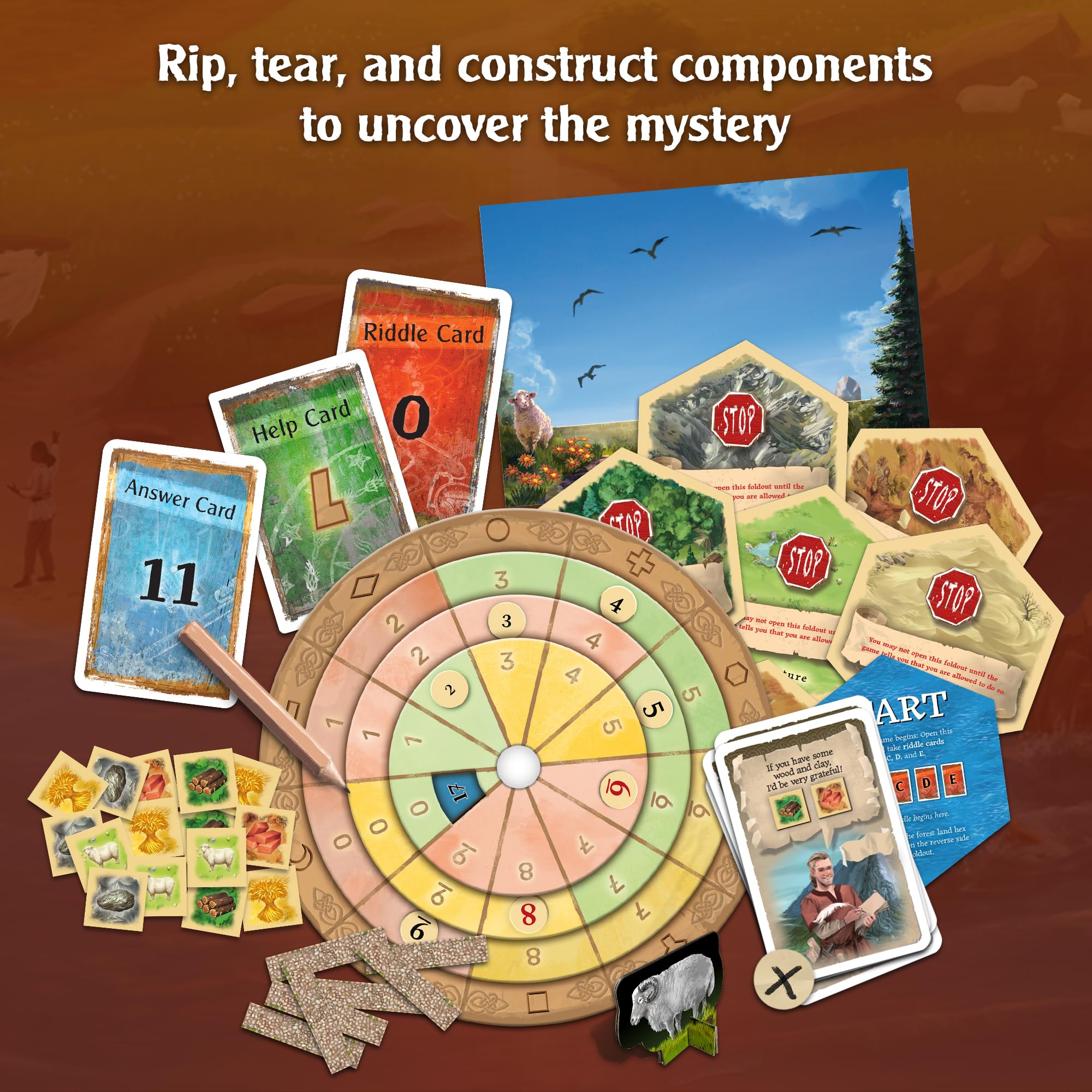 Thames & Kosmos EXIT: The Game - Adventures on Catan Escape Room Card Game 3