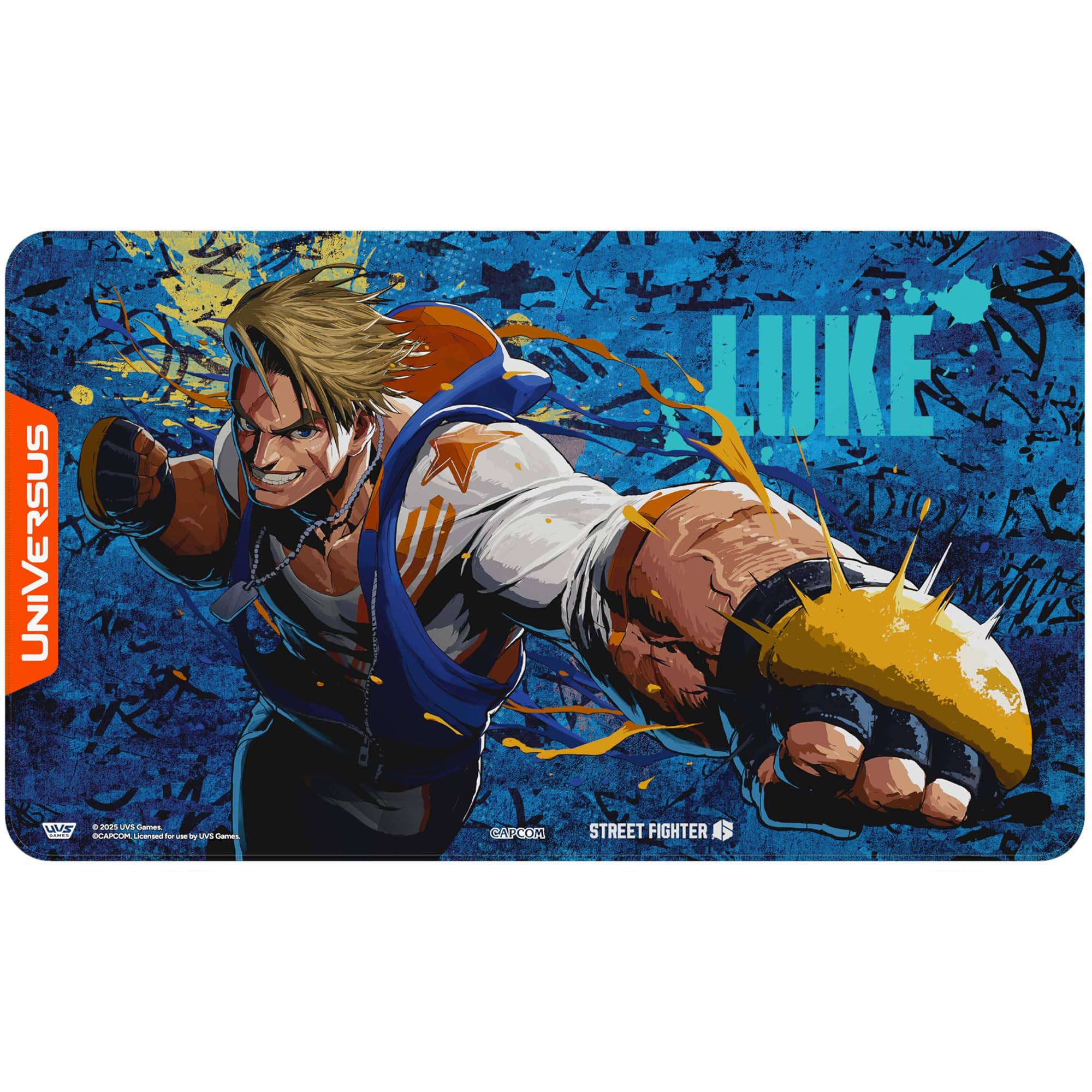 UniVersus Street Fighter 6 Challenger Series Playmat - Luke - 24 x 14 Inches