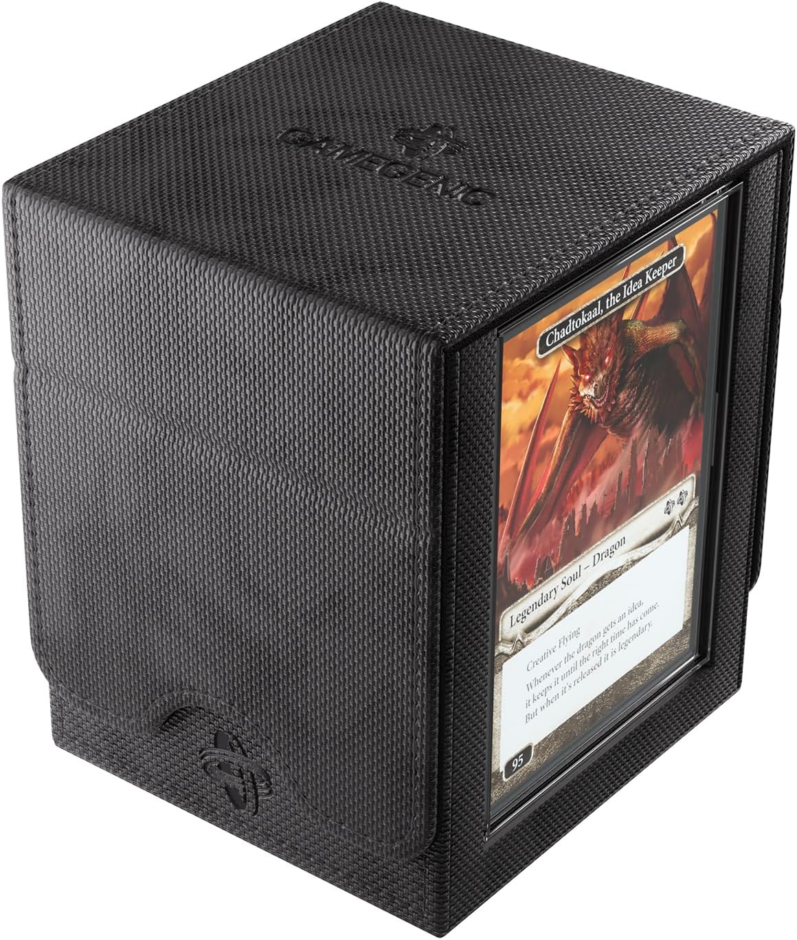Gamegenic Magic: The Gathering Commander Squire Plus 100+ XL Deck Box Green 6