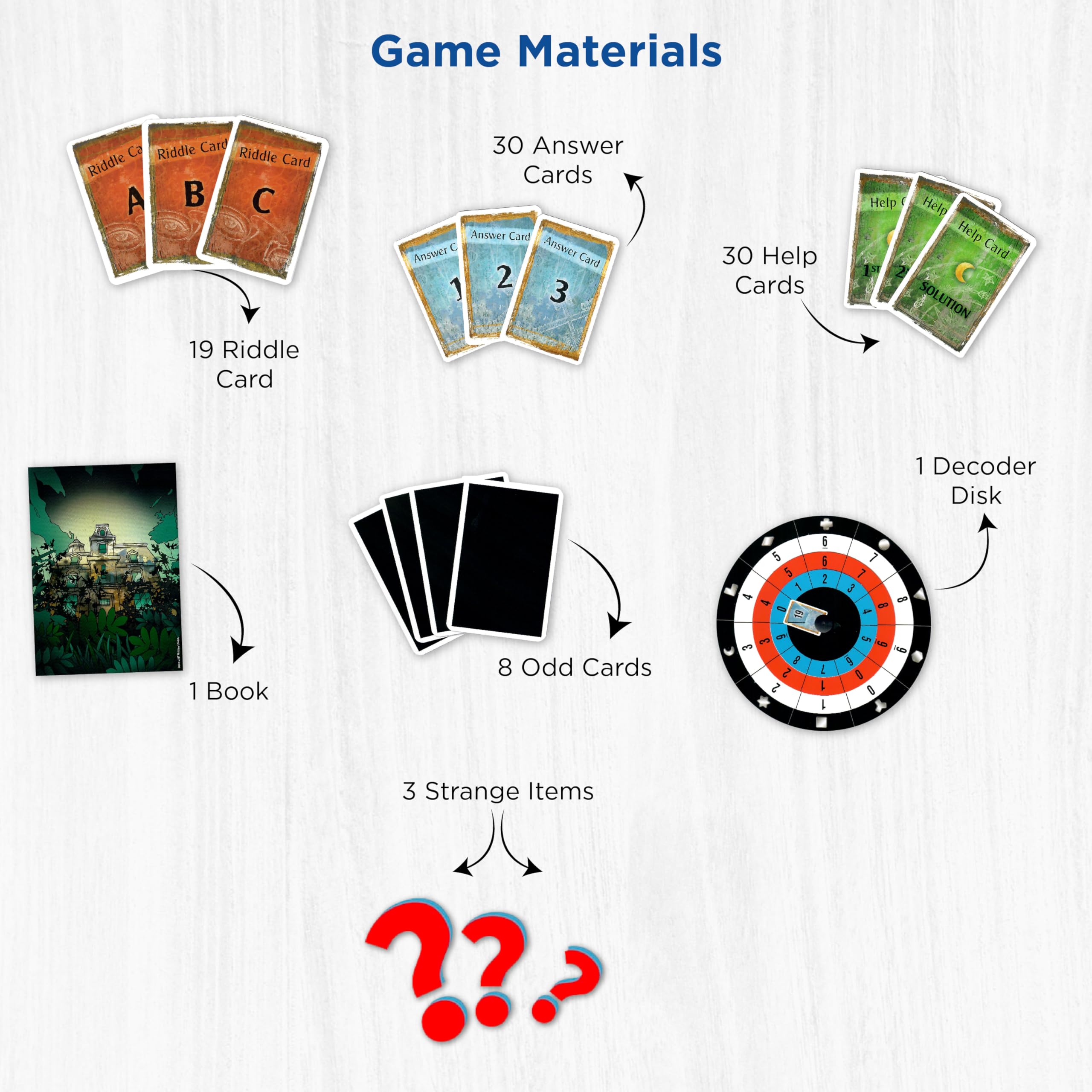 Thames & Kosmos EXIT: The House of Riddles Board Game | Strategy Puzzle | 1-4 Players | Ages 10+ 3