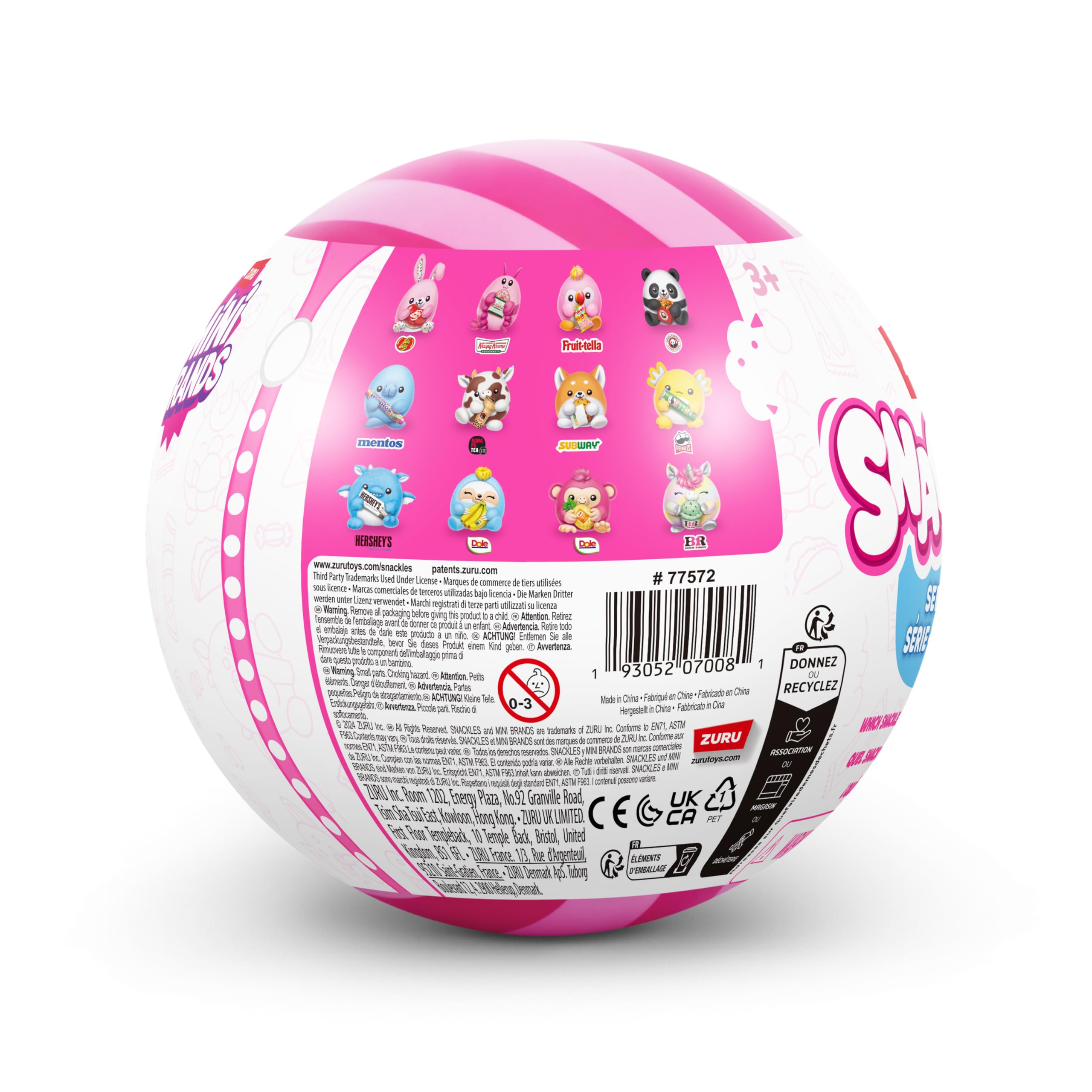 Snackles Series 2 Wave 2 - Snack Swap 12 cm Collectible Plush Doll 3