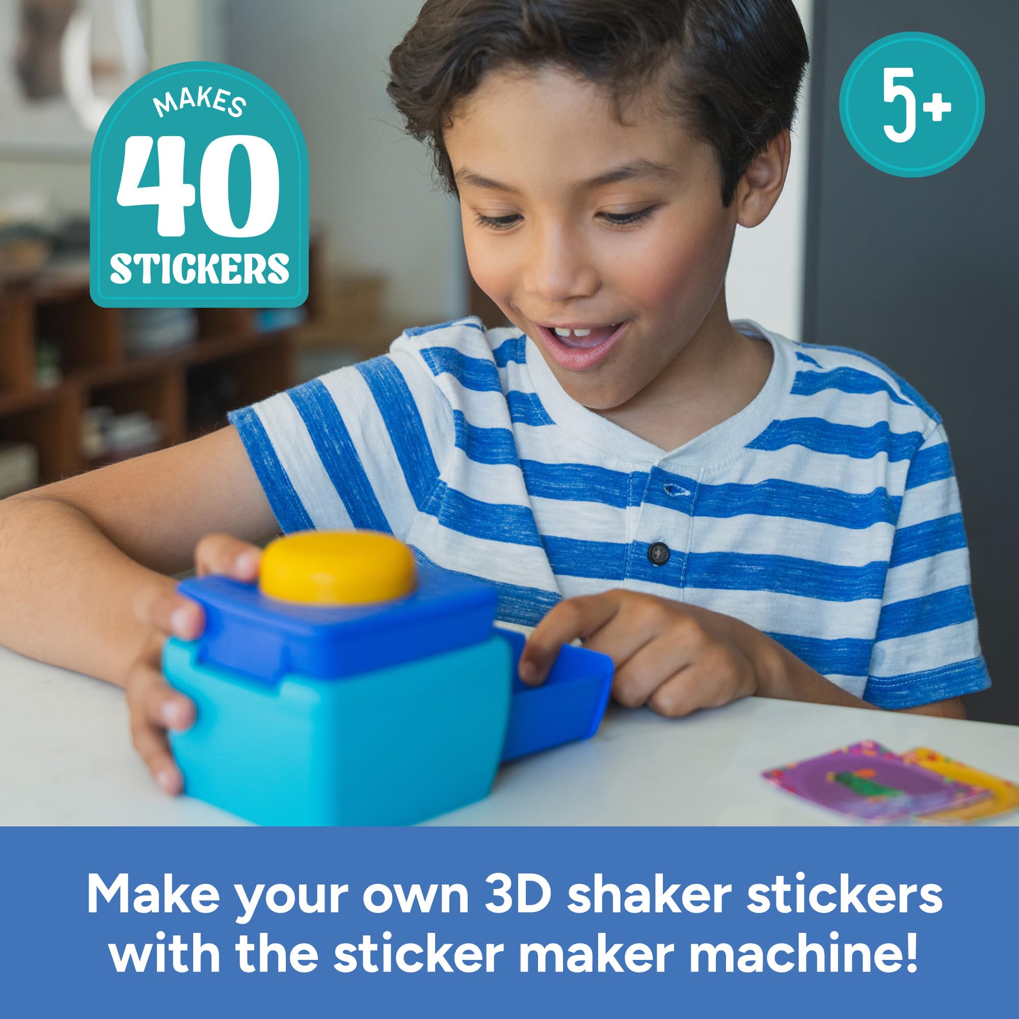 Educational Insights 3D Sticker Maker Kit - Create 40 Custom Bubble Stickers | Ages 4-8 2