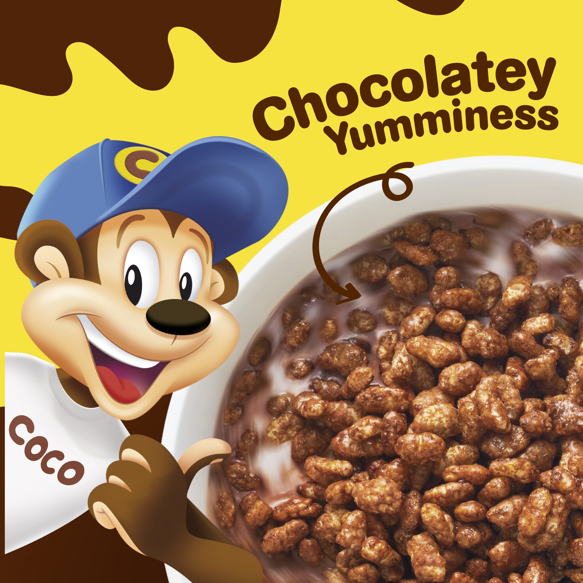Kellogg's Coco Pops Chocolate Breakfast Cereal 420g 3