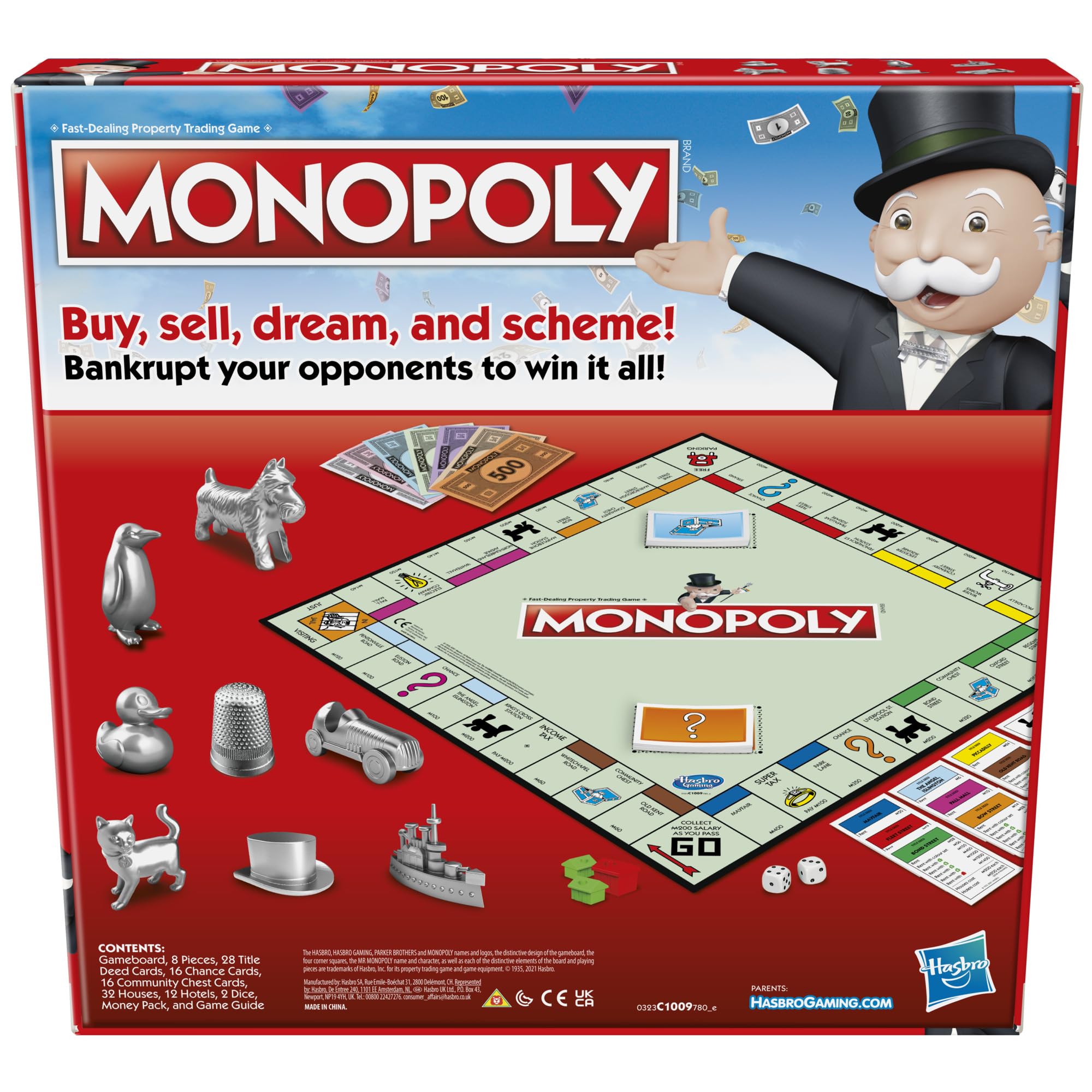 Monopoly Classic Board Game for 2-6 Players 11