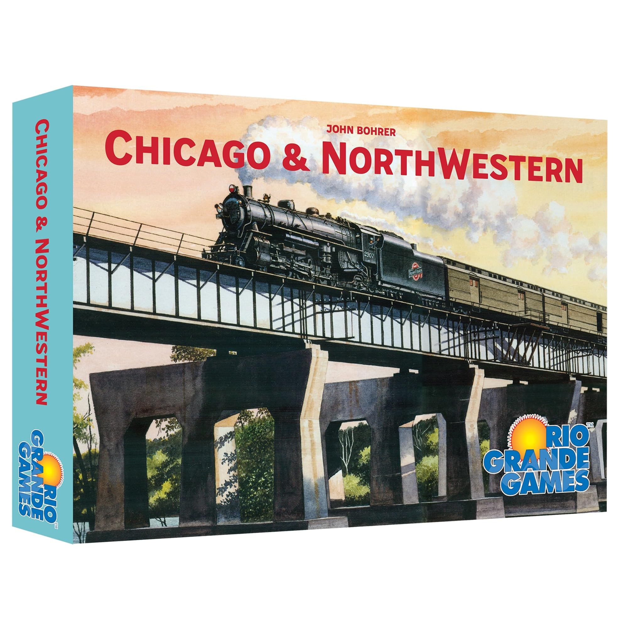 Rio Grande Games Chicago & Northwestern Strategic Train Board Game