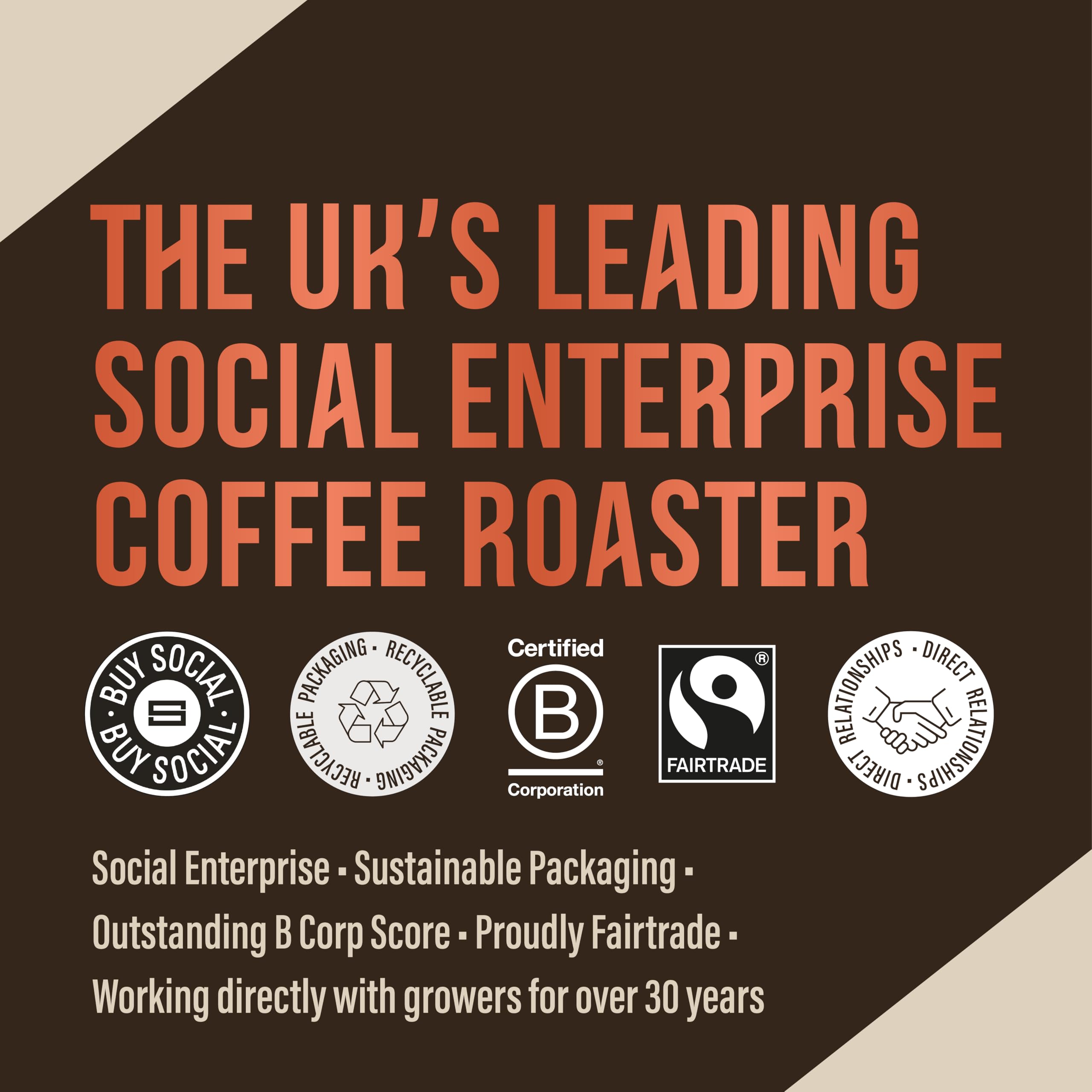 Cafédirect Machu Picchu Bio-Kaffeebohnen – Single Origin Fairtrade Arabica, 750 g 5