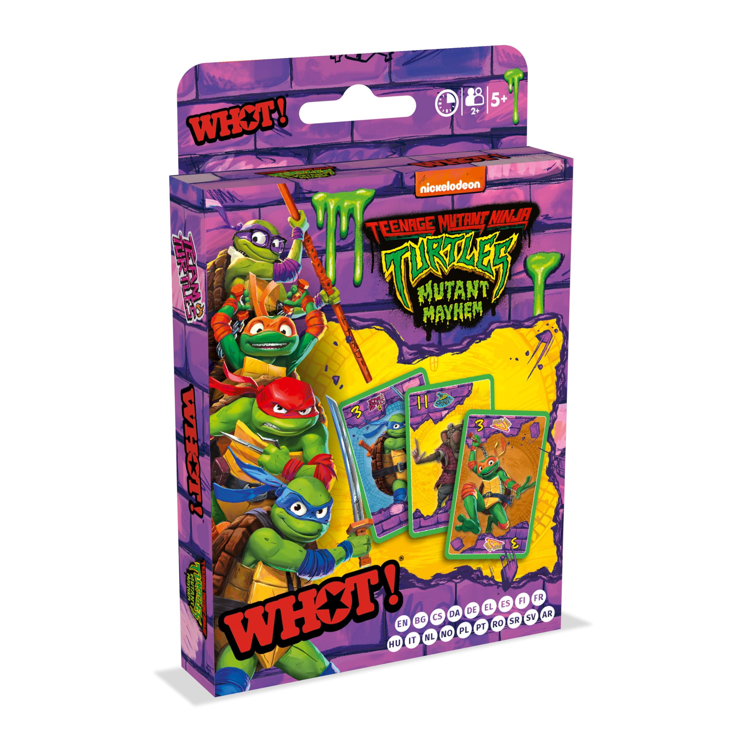 Waddingtons Number 1 Teenage Mutant Ninja Turtles WHOT! Card Game | 4+ Players | Ages 5+ 1