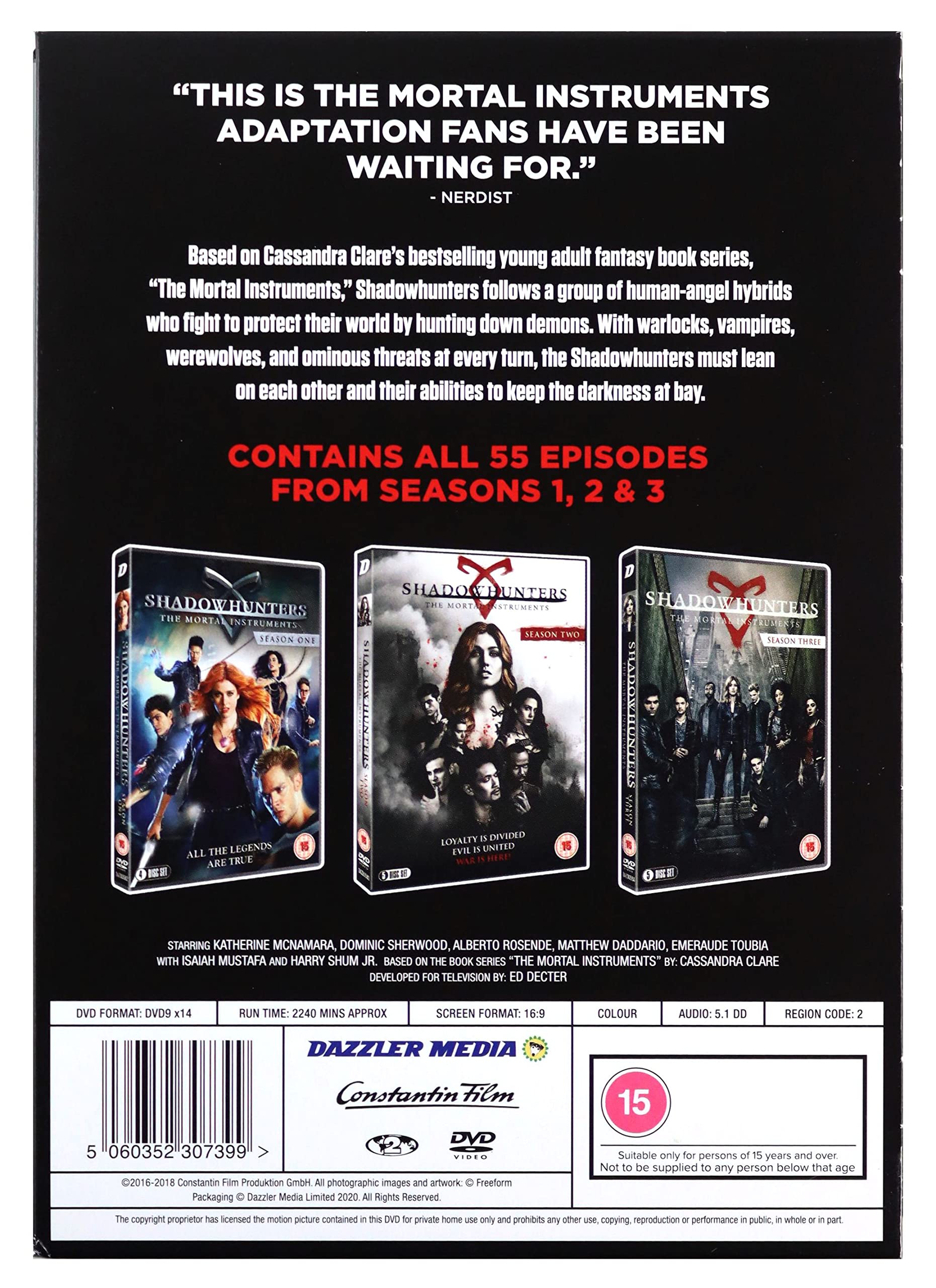 Shadowhunters: Die komplette Sammlung (2016) – Staffeln 1, 2 &amp; 3 [DVD] 3