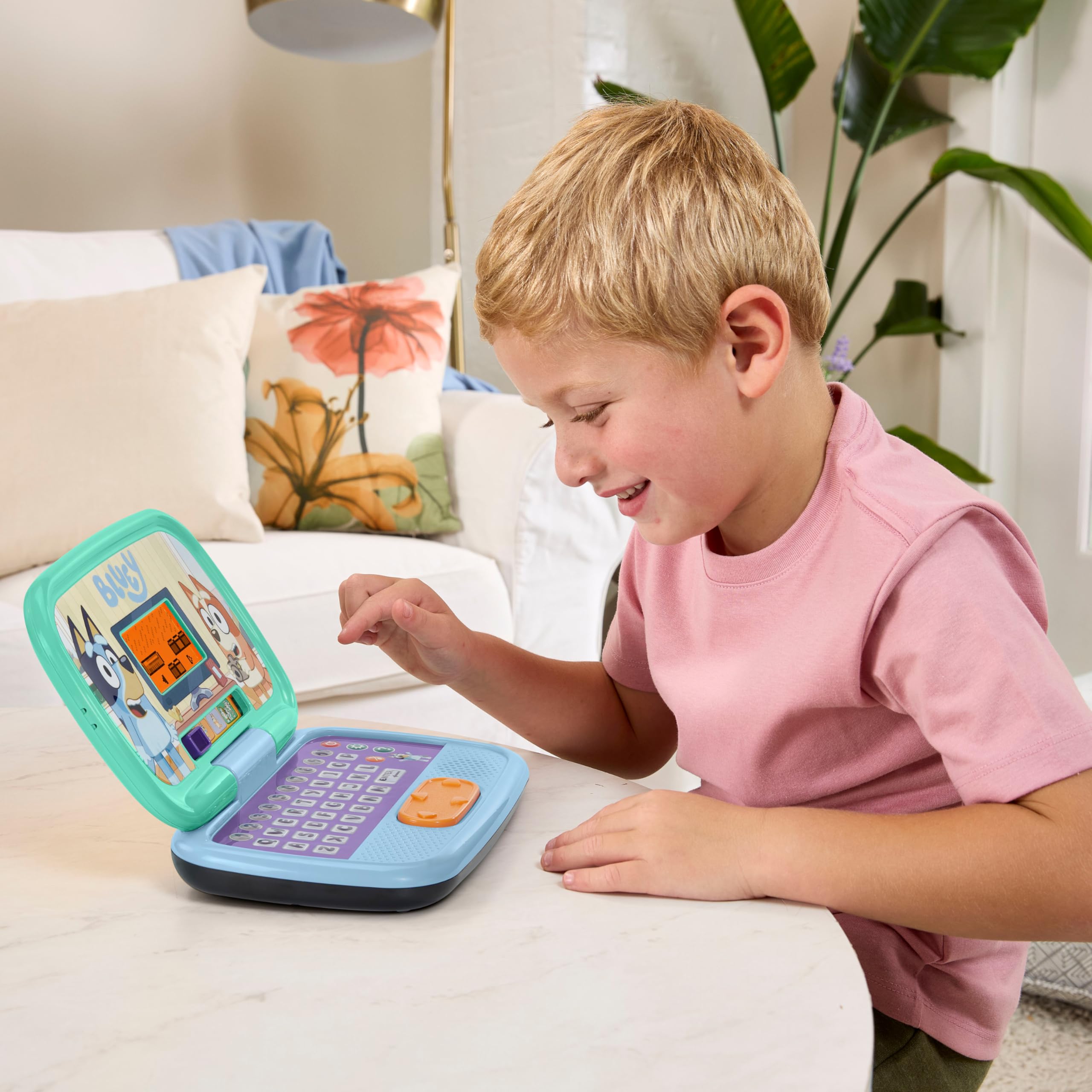 VTech Bluey Game Time Laptop - Interactive Learning Laptop for Preschoolers 3-6 Years 6