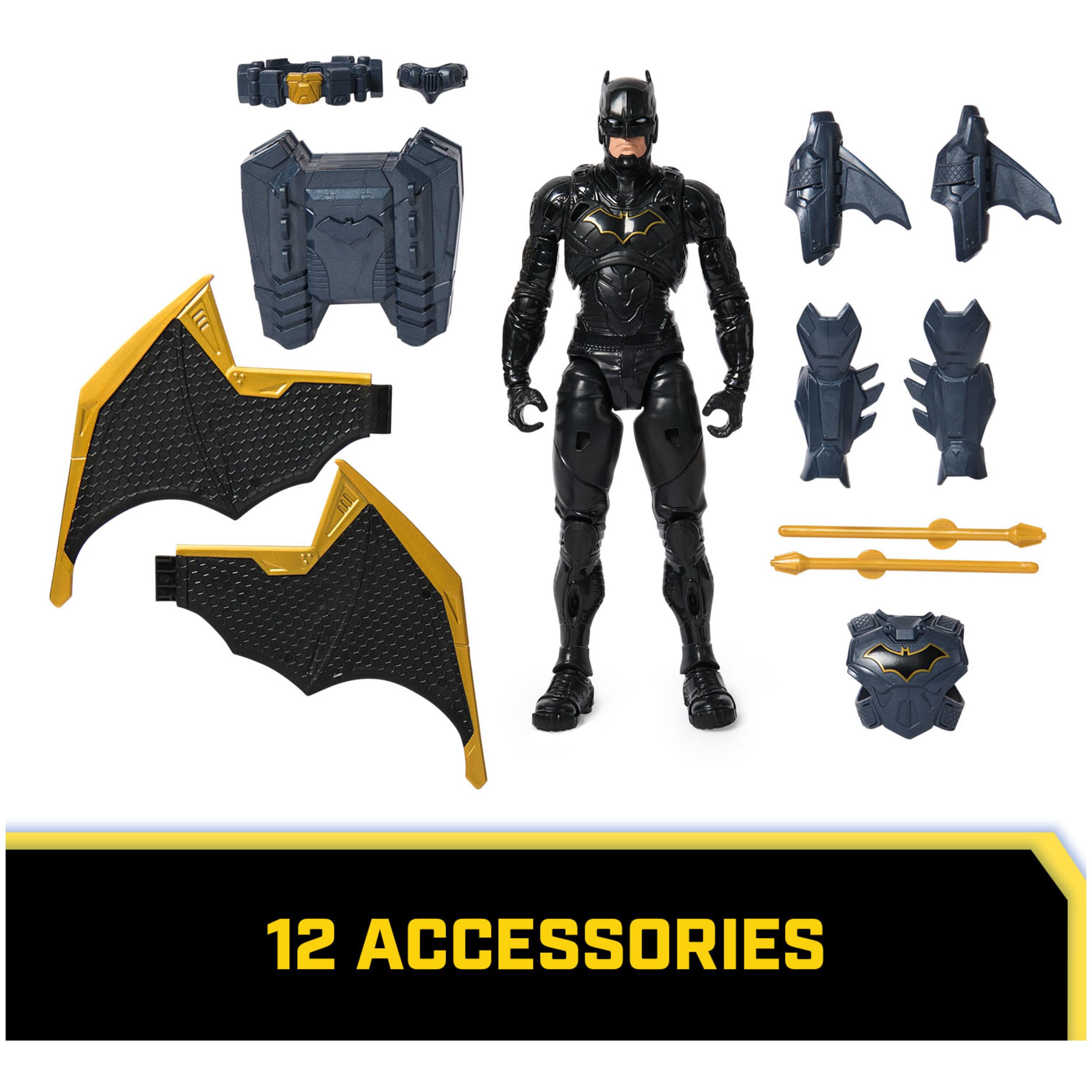 Night Sky Batman Action Figure - 30cm with Expandable Wings & 17 Points of Articulation 7