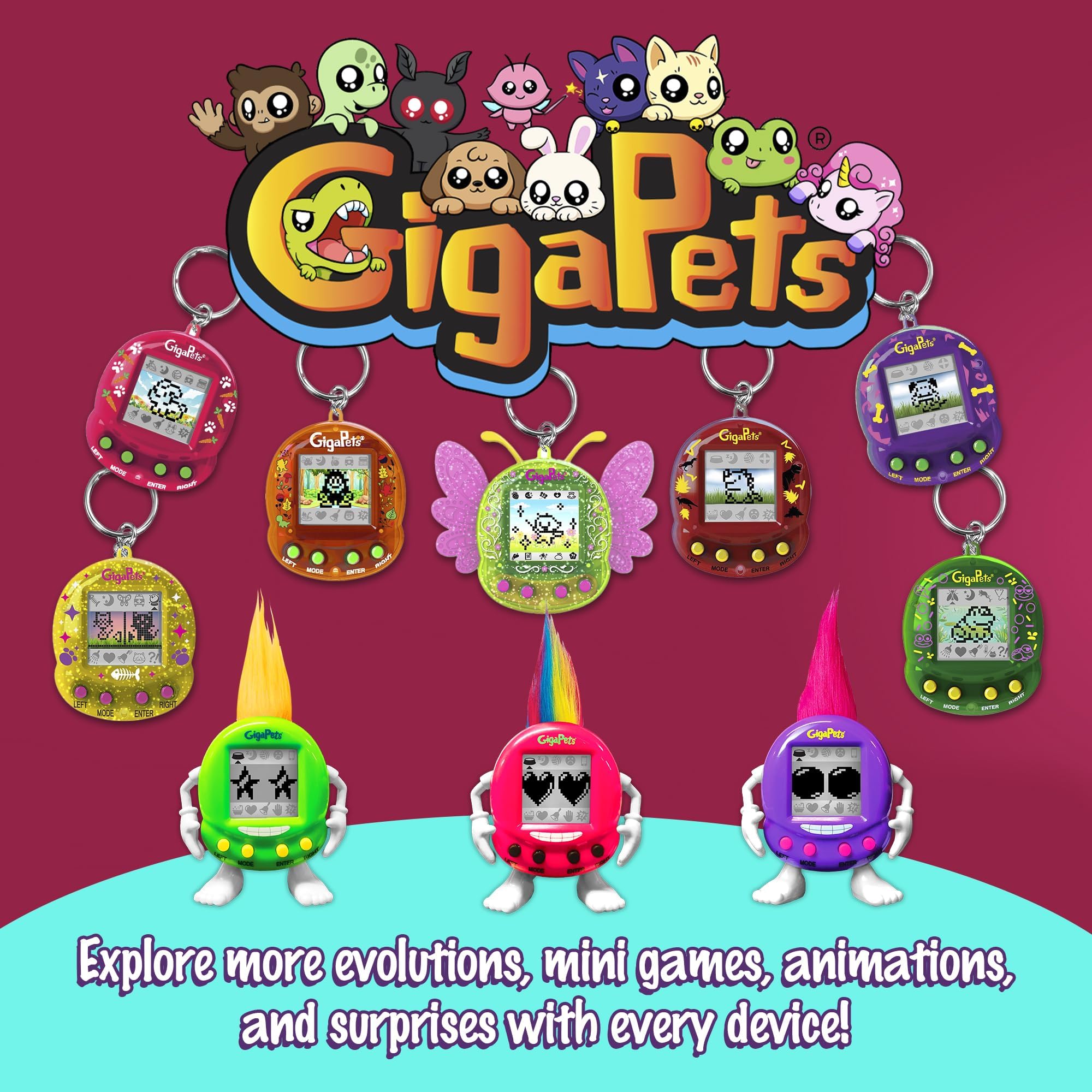 Giga Pets Puppy Dog Virtual Pet Toy - Upgraded Collector's Edition with Glossy Translucent Shell - 5 Years and Up 10